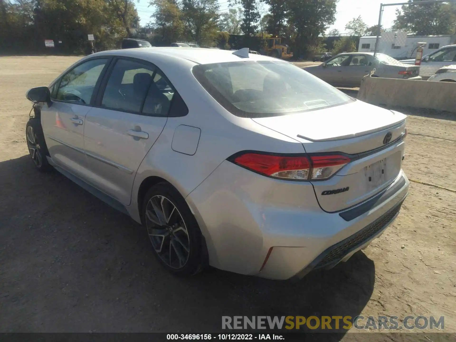 3 Photograph of a damaged car 5YFS4RCE4LP028810 TOYOTA COROLLA 2020