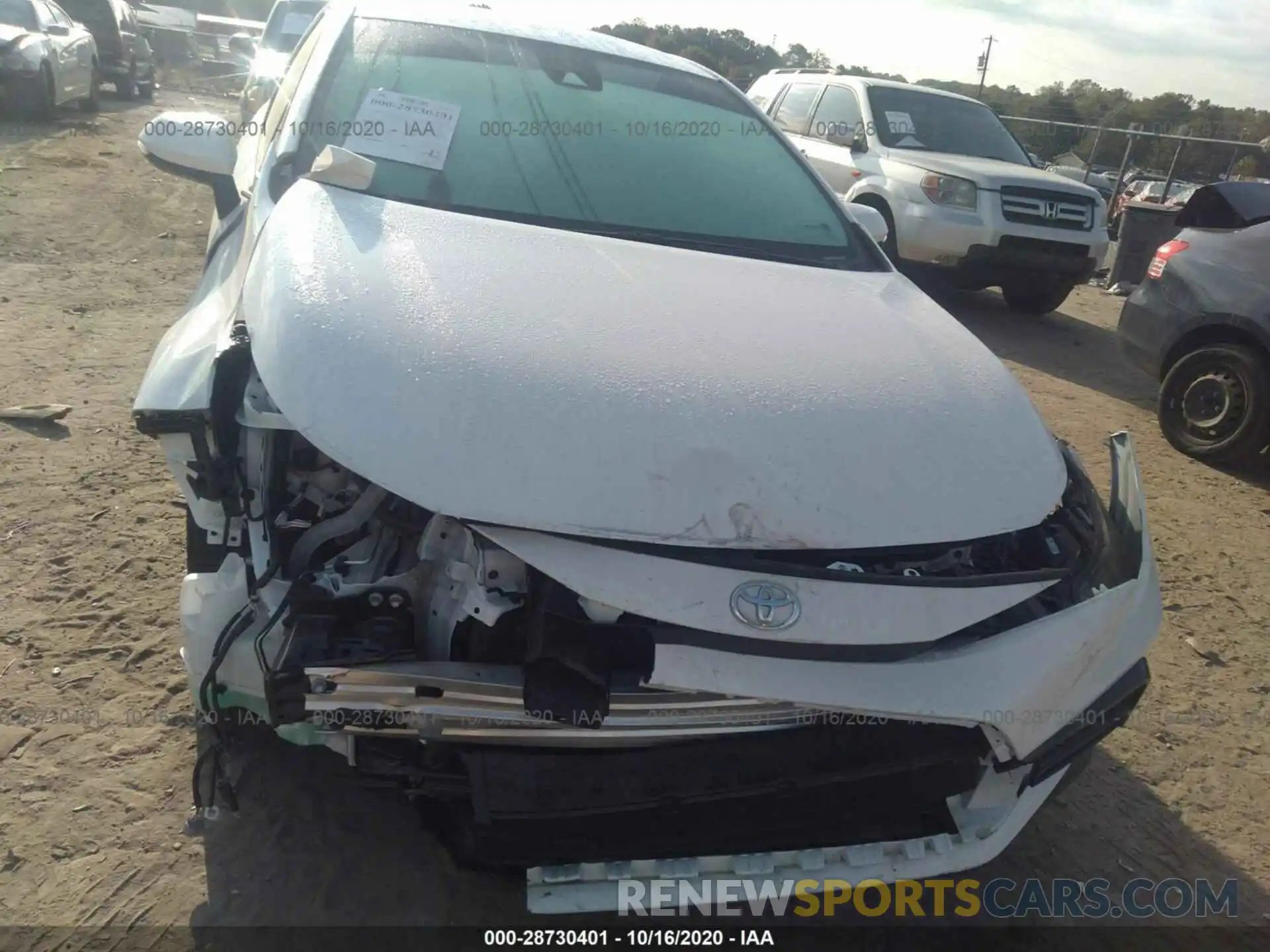 6 Photograph of a damaged car 5YFS4RCE4LP029522 TOYOTA COROLLA 2020