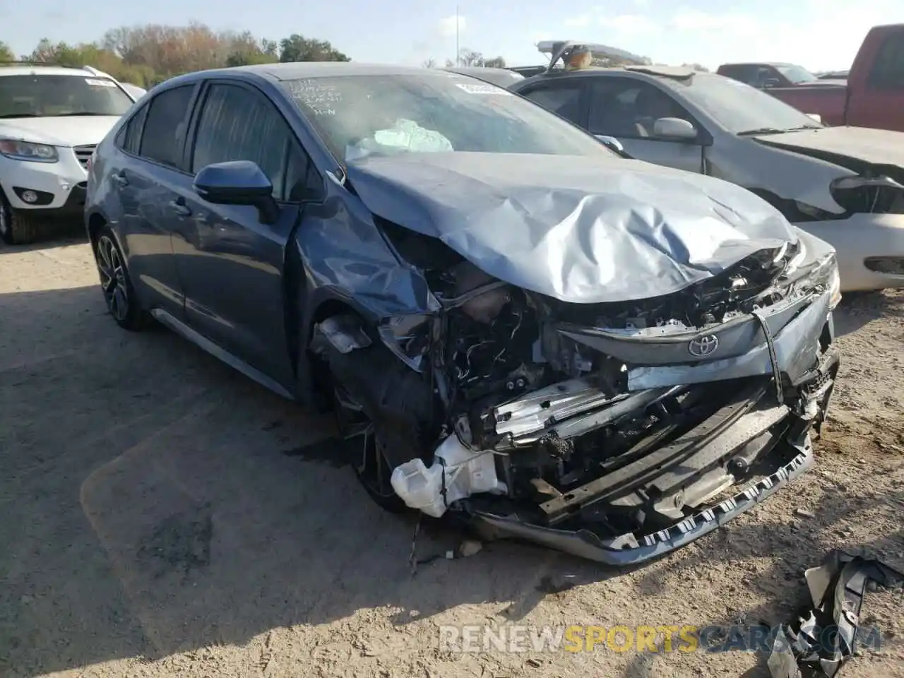 1 Photograph of a damaged car 5YFS4RCE4LP029598 TOYOTA COROLLA 2020