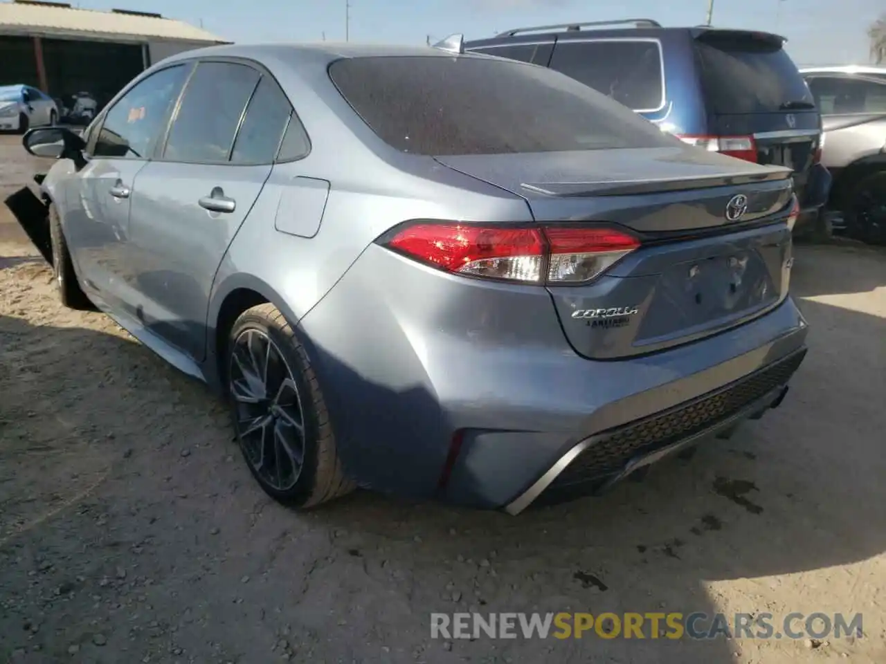 3 Photograph of a damaged car 5YFS4RCE4LP029598 TOYOTA COROLLA 2020