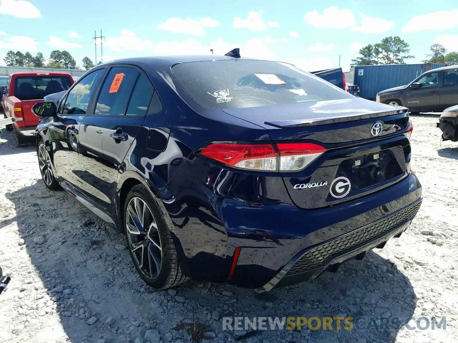 3 Photograph of a damaged car 5YFS4RCE4LP034705 TOYOTA COROLLA 2020