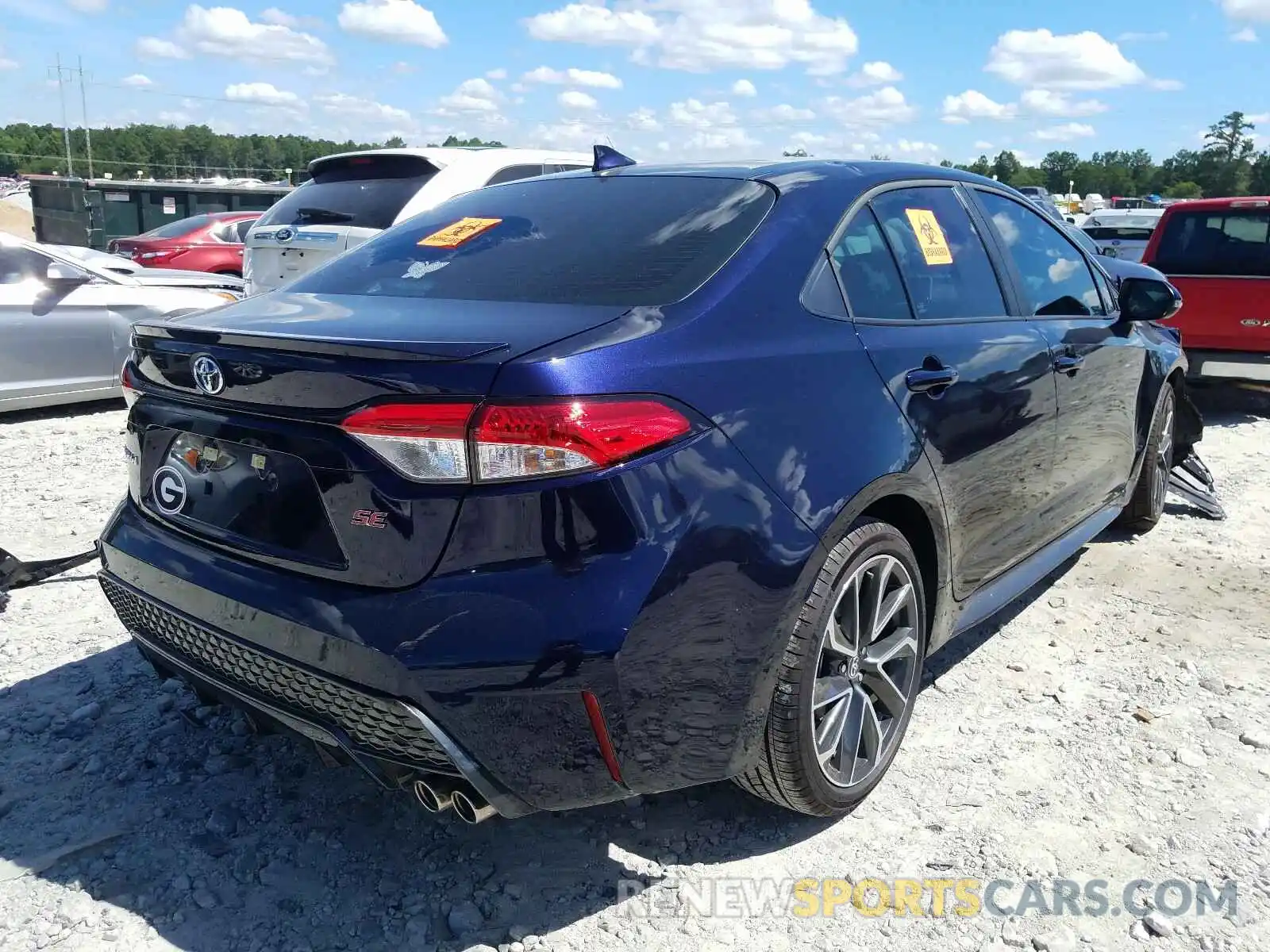 4 Photograph of a damaged car 5YFS4RCE4LP034705 TOYOTA COROLLA 2020