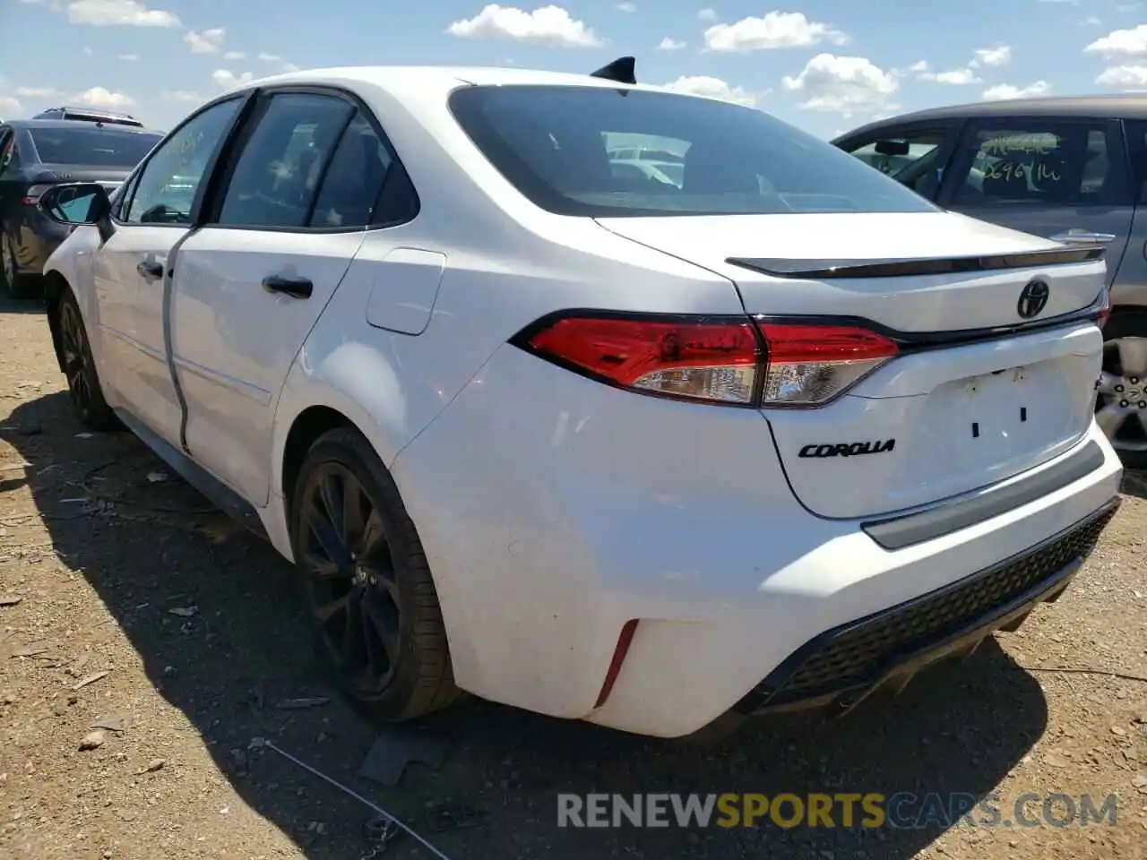 3 Photograph of a damaged car 5YFS4RCE4LP034851 TOYOTA COROLLA 2020