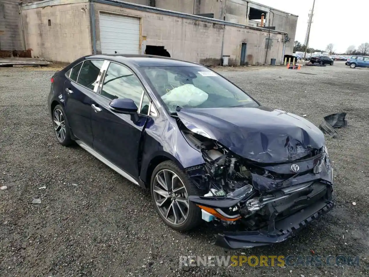 1 Photograph of a damaged car 5YFS4RCE4LP035983 TOYOTA COROLLA 2020