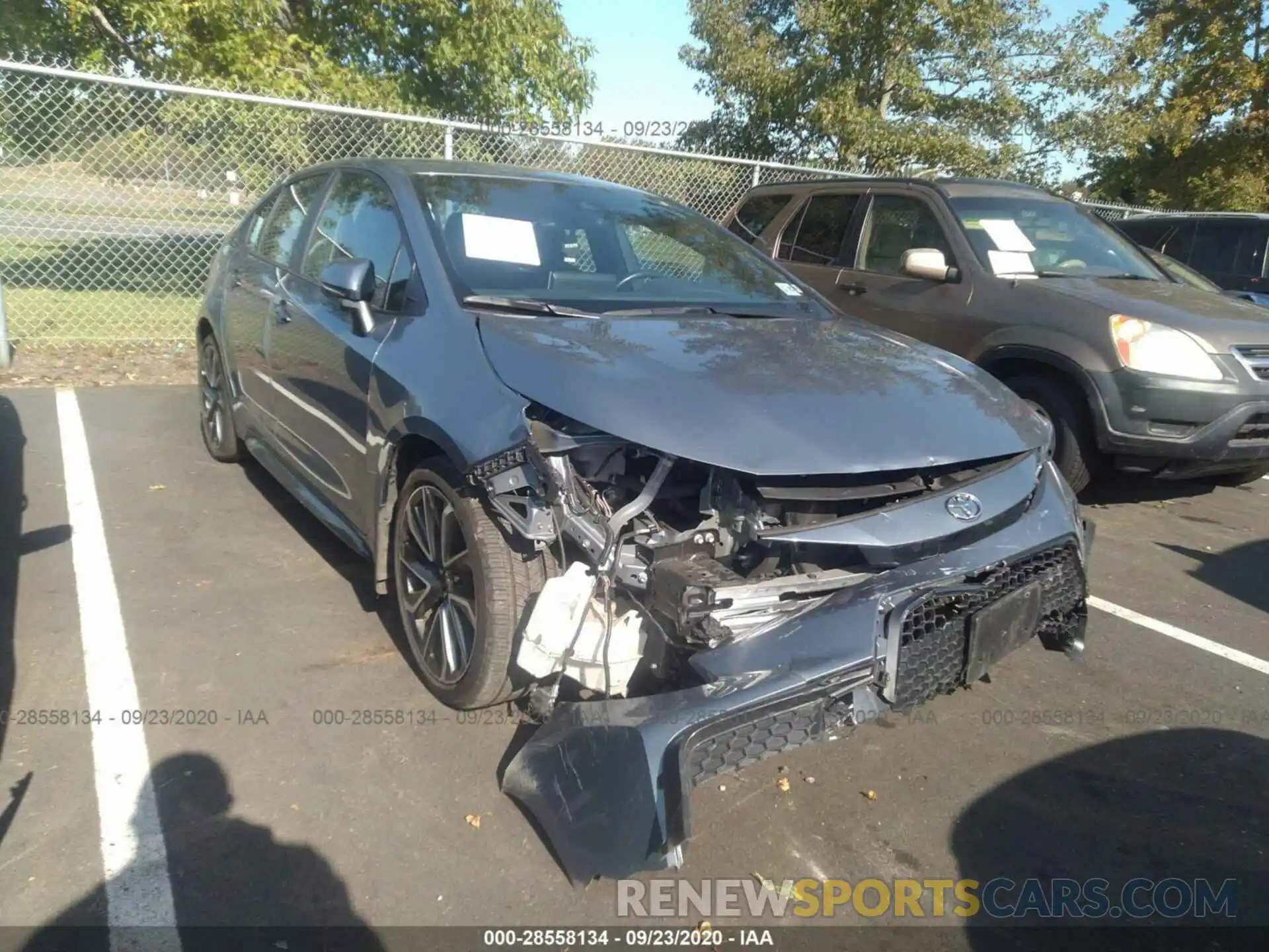 1 Photograph of a damaged car 5YFS4RCE4LP038592 TOYOTA COROLLA 2020