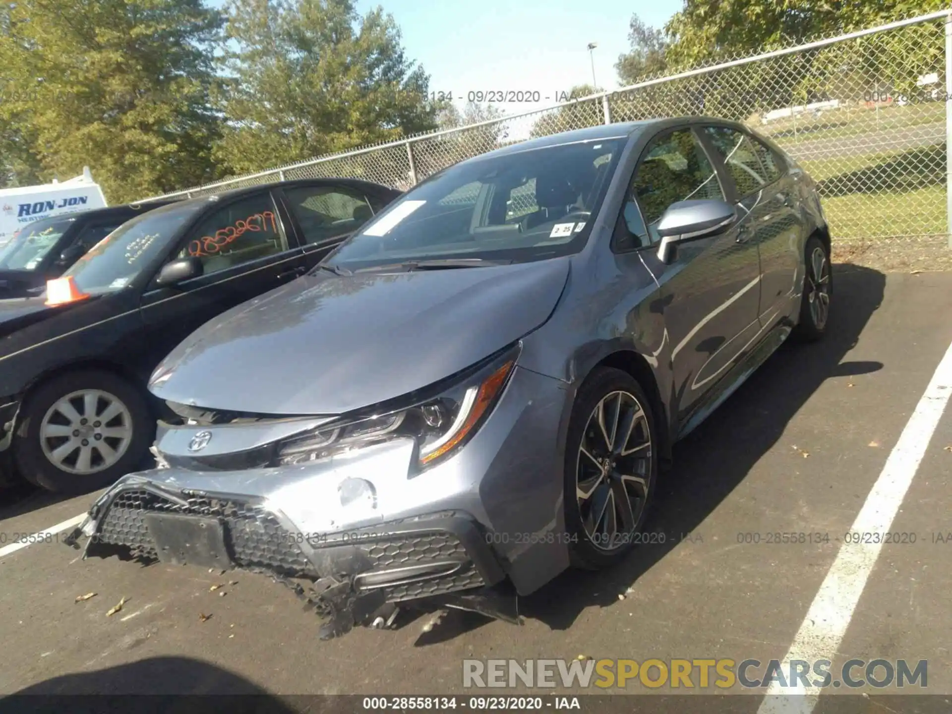 2 Photograph of a damaged car 5YFS4RCE4LP038592 TOYOTA COROLLA 2020