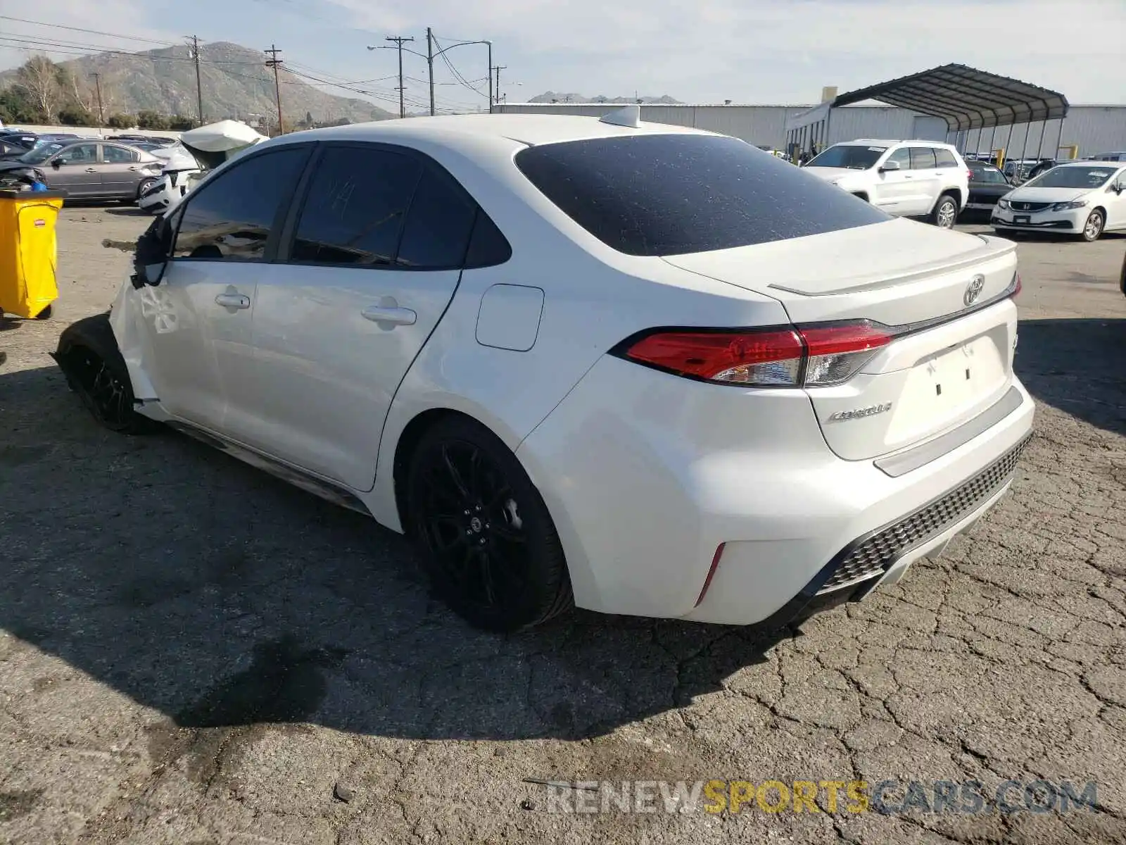 3 Photograph of a damaged car 5YFS4RCE4LP041119 TOYOTA COROLLA 2020