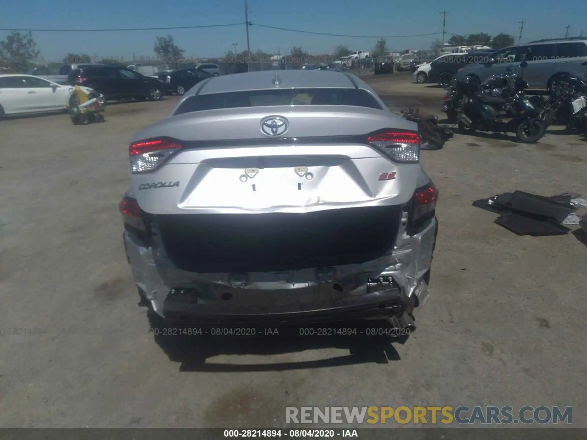 6 Photograph of a damaged car 5YFS4RCE4LP043677 TOYOTA COROLLA 2020