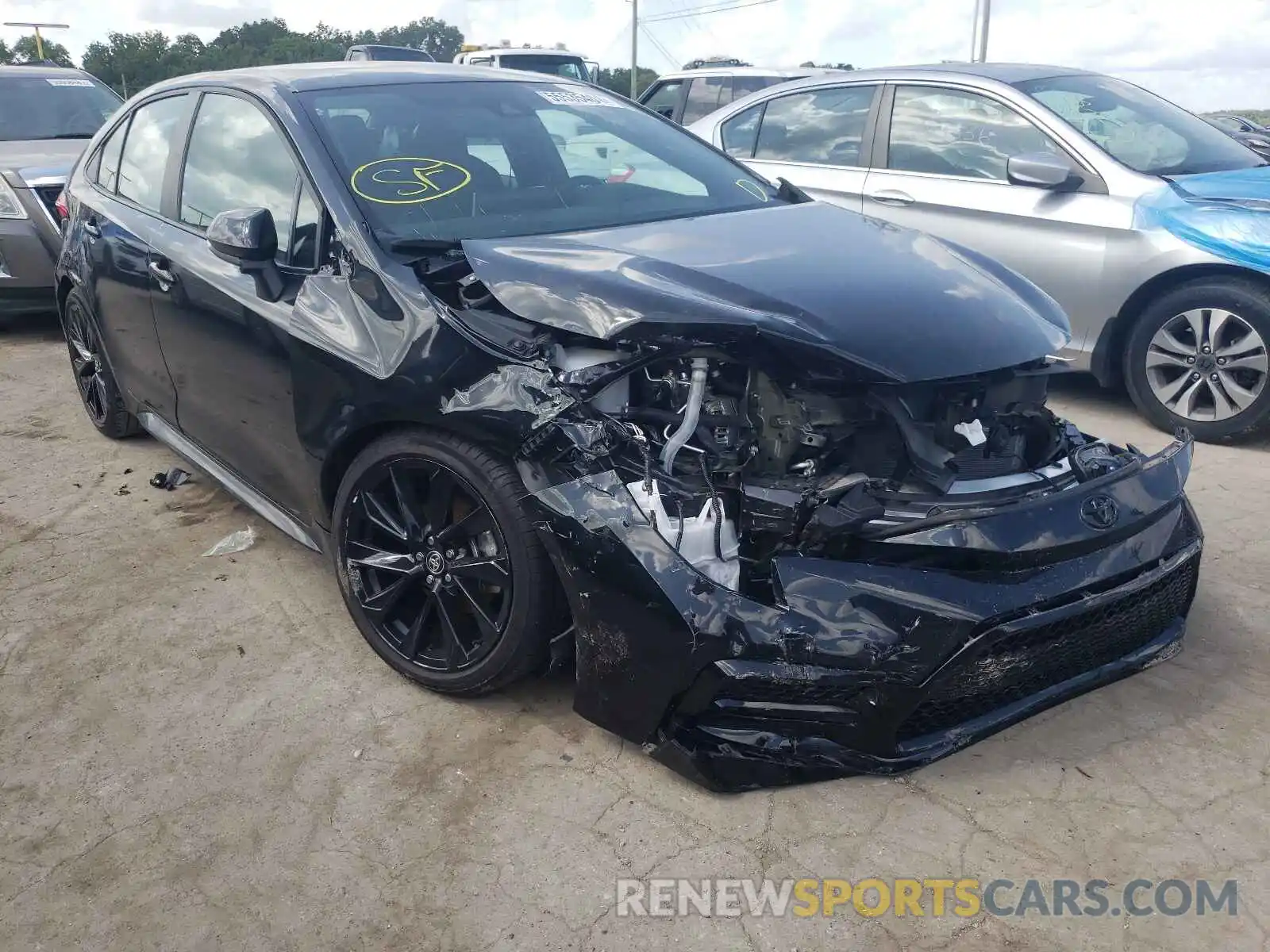 1 Photograph of a damaged car 5YFS4RCE4LP046109 TOYOTA COROLLA 2020