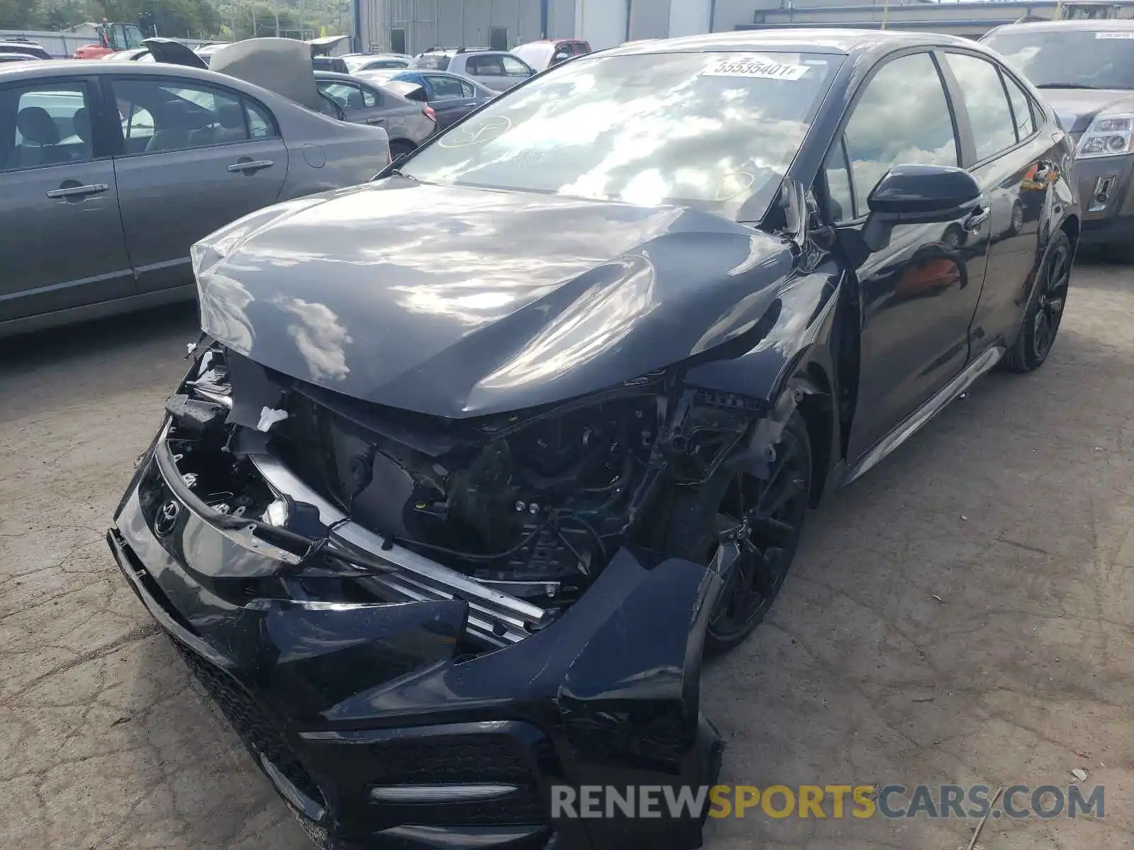 2 Photograph of a damaged car 5YFS4RCE4LP046109 TOYOTA COROLLA 2020