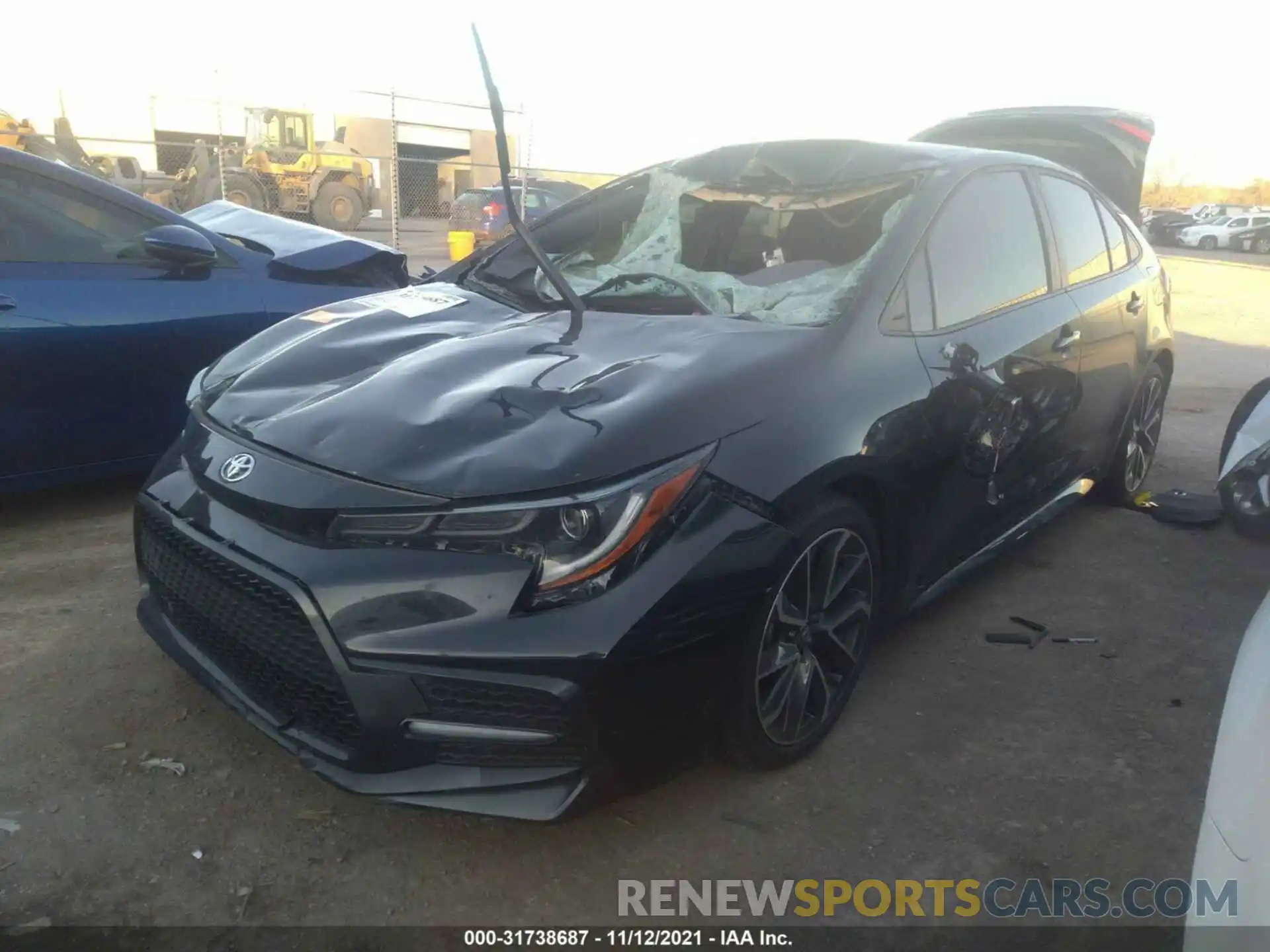 2 Photograph of a damaged car 5YFS4RCE4LP047759 TOYOTA COROLLA 2020