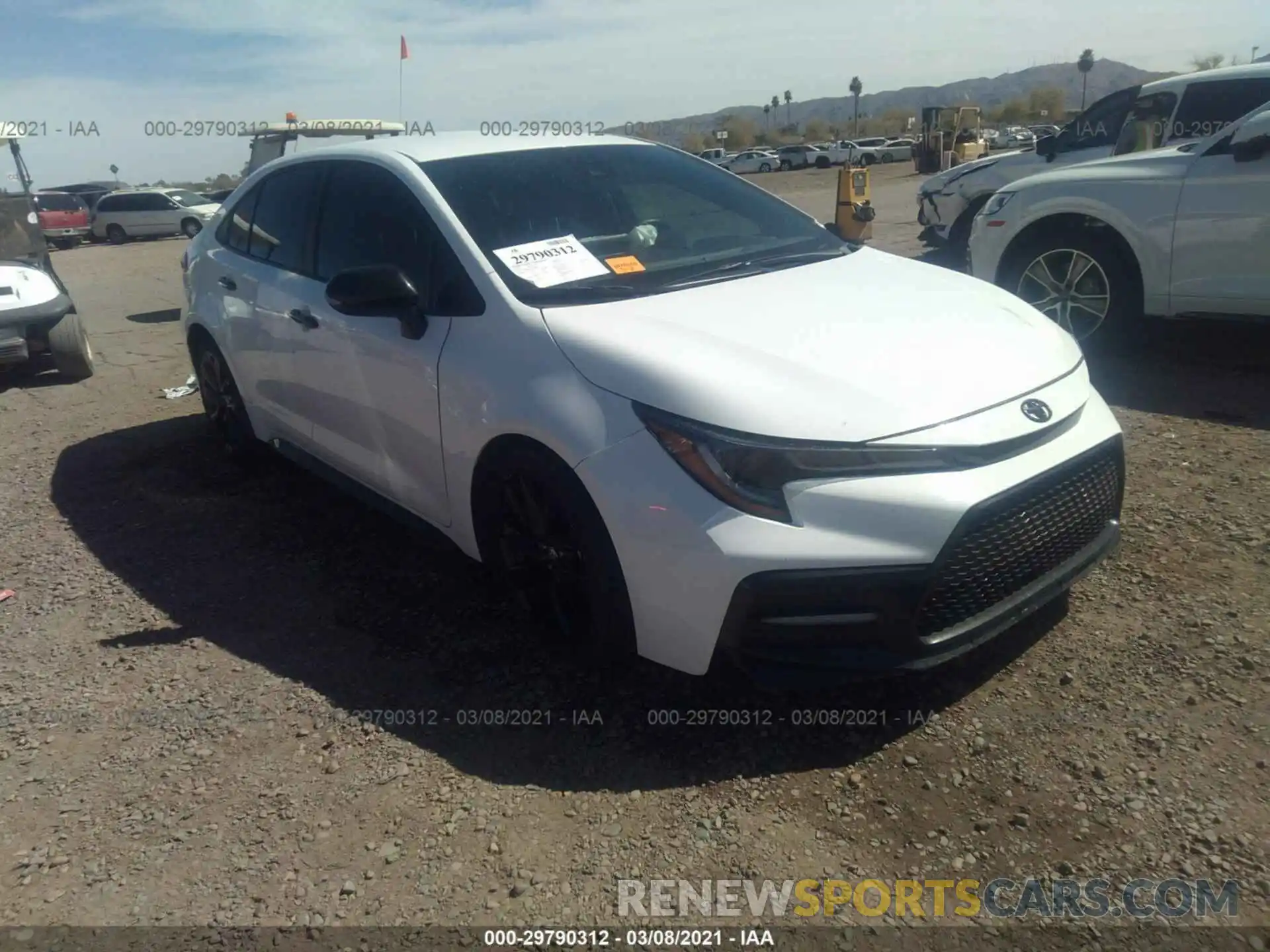 1 Photograph of a damaged car 5YFS4RCE4LP048281 TOYOTA COROLLA 2020