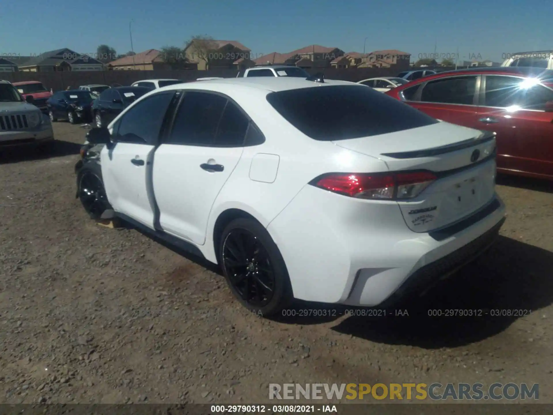 3 Photograph of a damaged car 5YFS4RCE4LP048281 TOYOTA COROLLA 2020