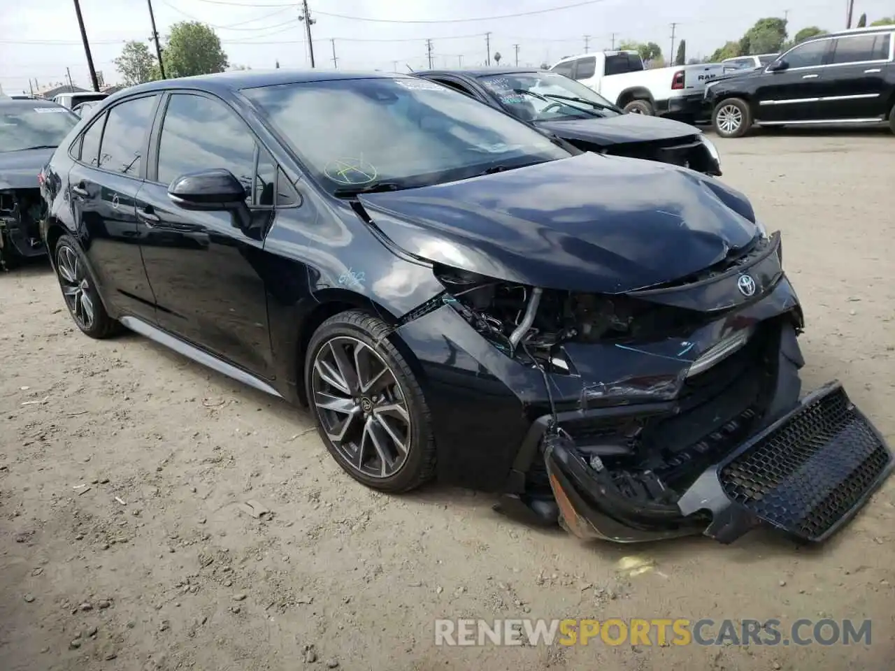 1 Photograph of a damaged car 5YFS4RCE4LP051228 TOYOTA COROLLA 2020