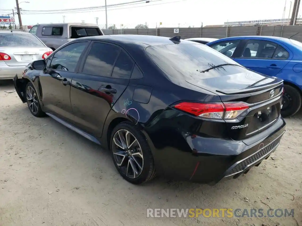 3 Photograph of a damaged car 5YFS4RCE4LP051228 TOYOTA COROLLA 2020