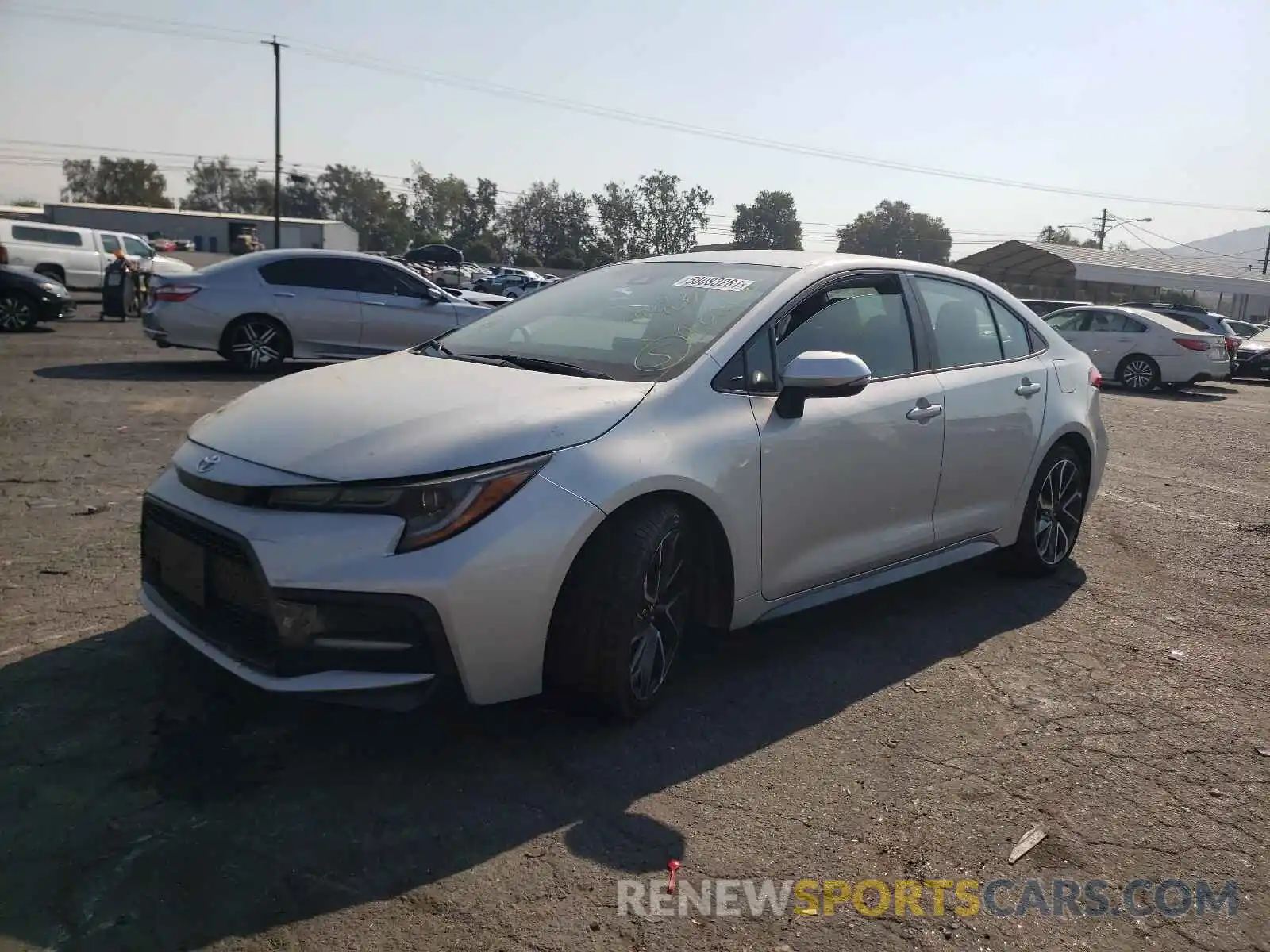 2 Photograph of a damaged car 5YFS4RCE4LP051987 TOYOTA COROLLA 2020