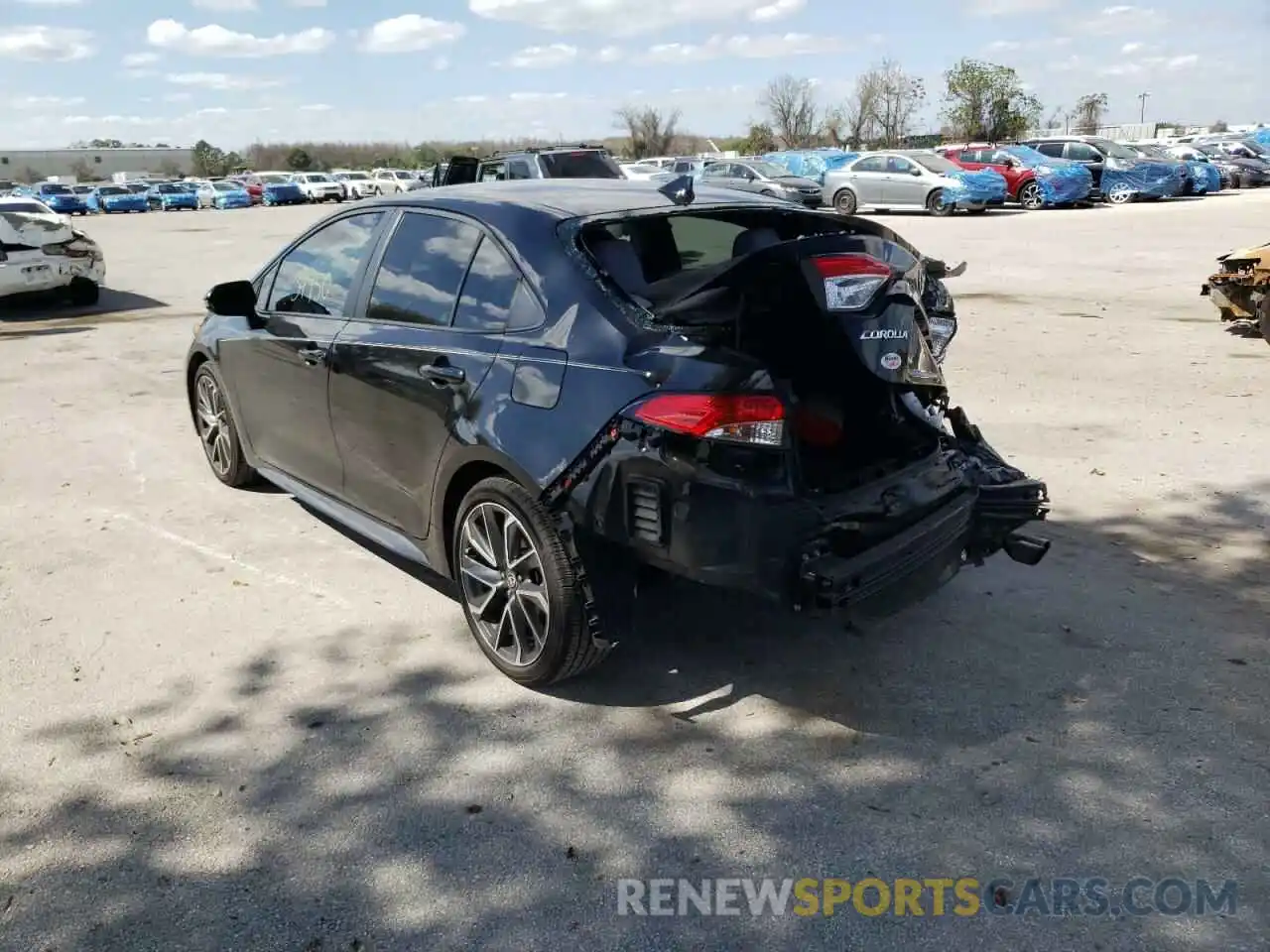 3 Photograph of a damaged car 5YFS4RCE4LP052914 TOYOTA COROLLA 2020