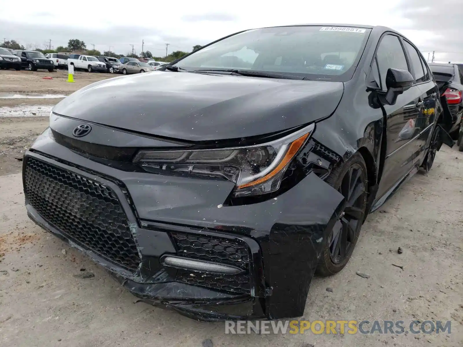 2 Photograph of a damaged car 5YFS4RCE4LP053822 TOYOTA COROLLA 2020