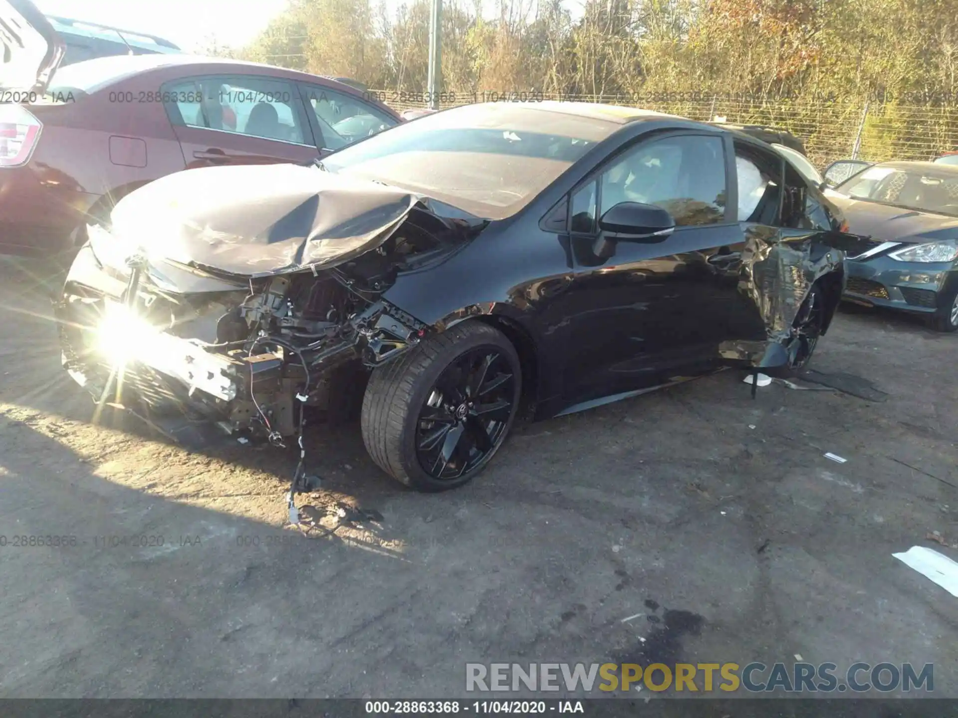 2 Photograph of a damaged car 5YFS4RCE4LP054503 TOYOTA COROLLA 2020