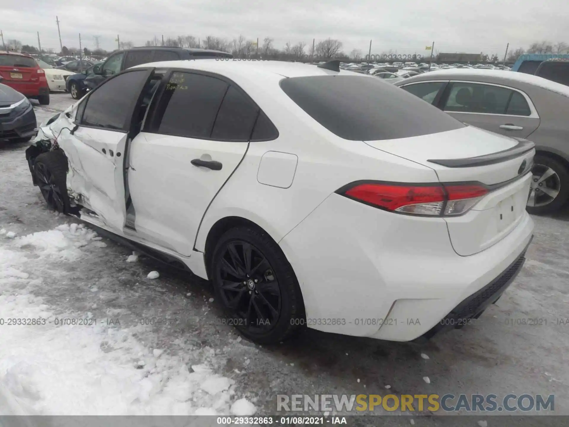 3 Photograph of a damaged car 5YFS4RCE4LP054680 TOYOTA COROLLA 2020