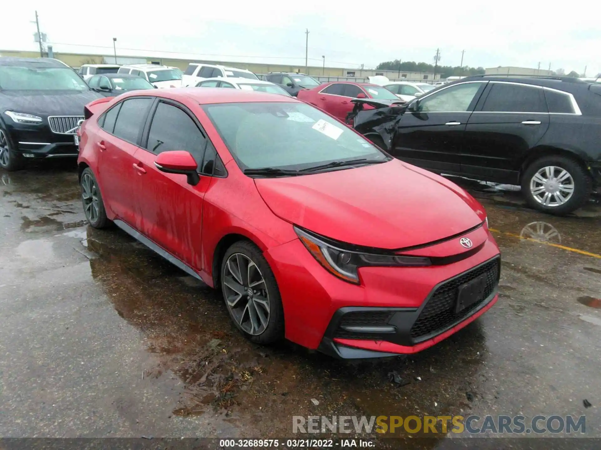 1 Photograph of a damaged car 5YFS4RCE4LP056400 TOYOTA COROLLA 2020