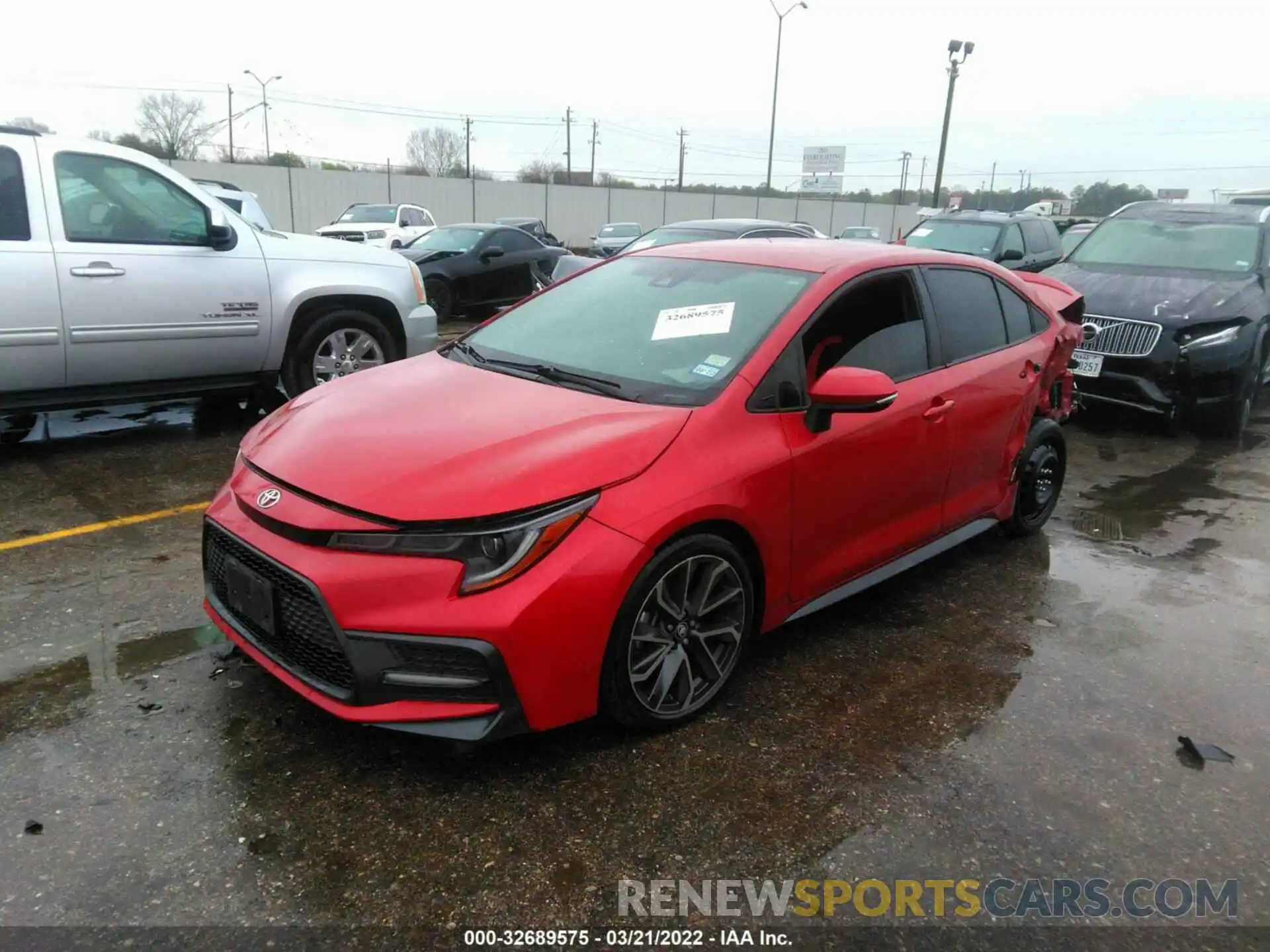 2 Photograph of a damaged car 5YFS4RCE4LP056400 TOYOTA COROLLA 2020