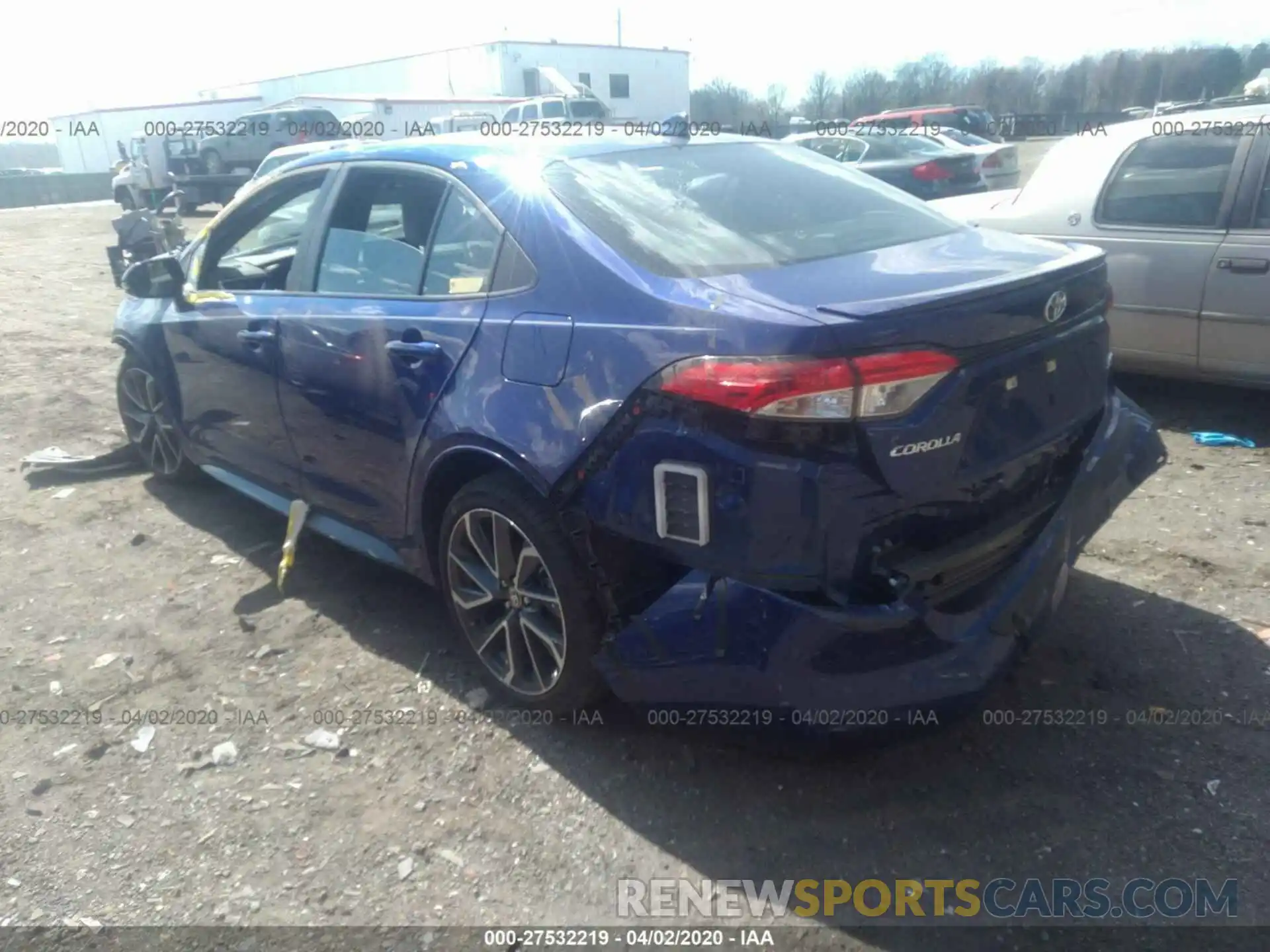 3 Photograph of a damaged car 5YFS4RCE5LP002328 TOYOTA COROLLA 2020