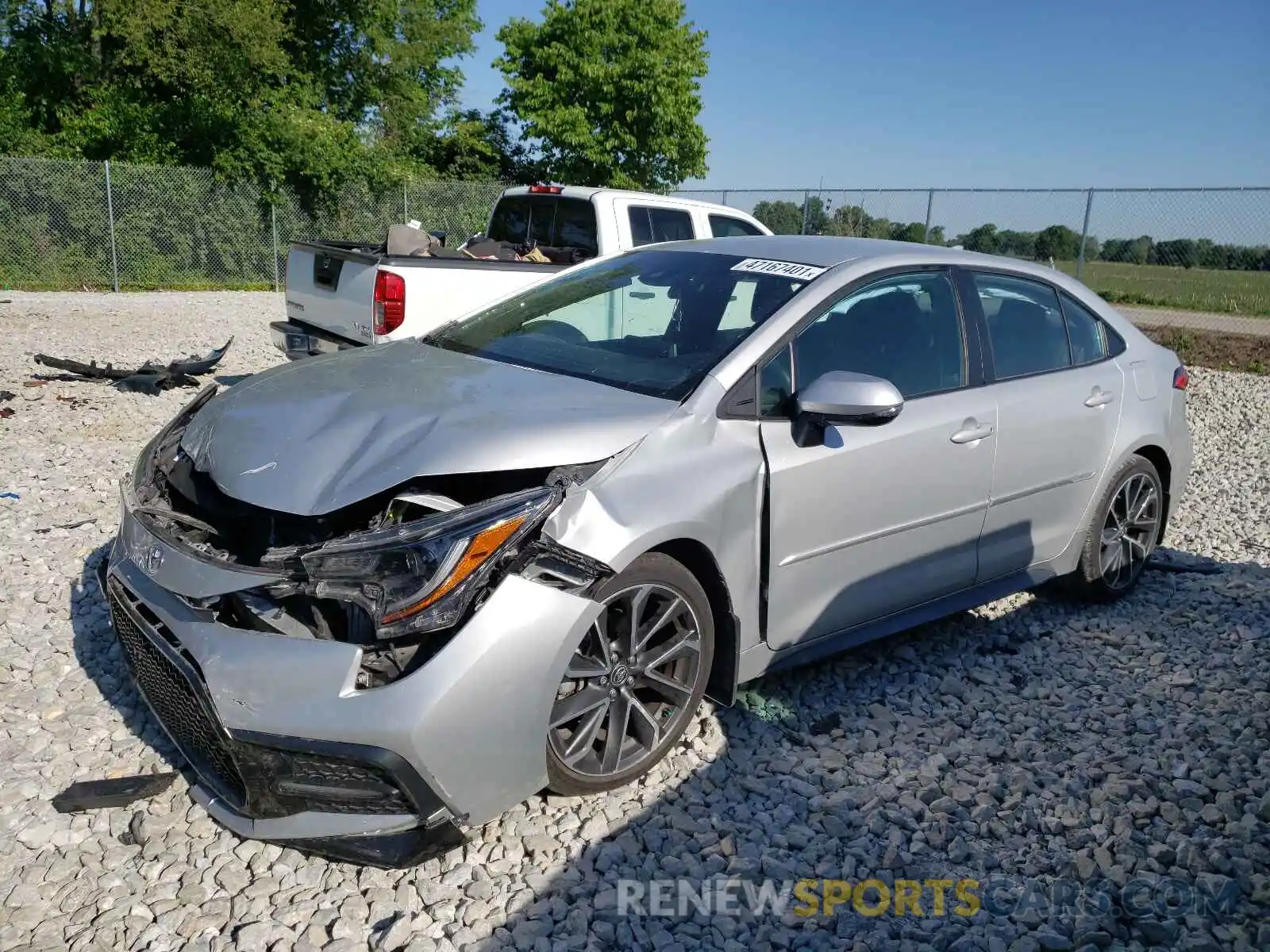 2 Photograph of a damaged car 5YFS4RCE5LP003088 TOYOTA COROLLA 2020