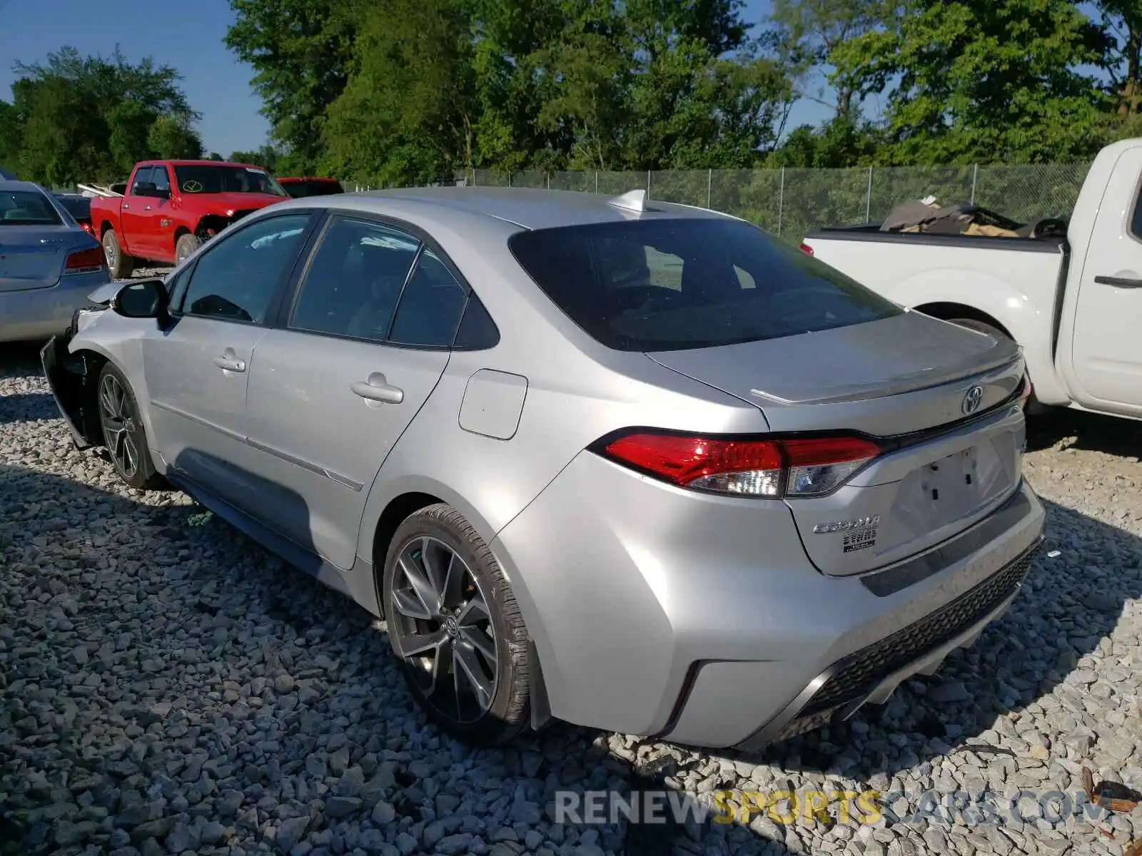 3 Photograph of a damaged car 5YFS4RCE5LP003088 TOYOTA COROLLA 2020