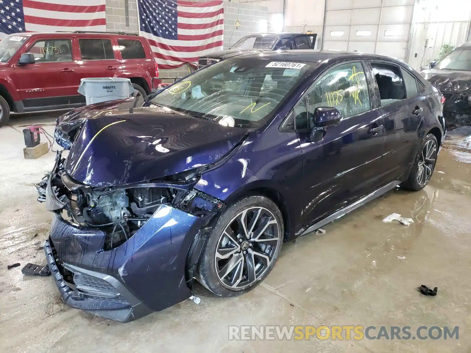 2 Photograph of a damaged car 5YFS4RCE5LP008694 TOYOTA COROLLA 2020