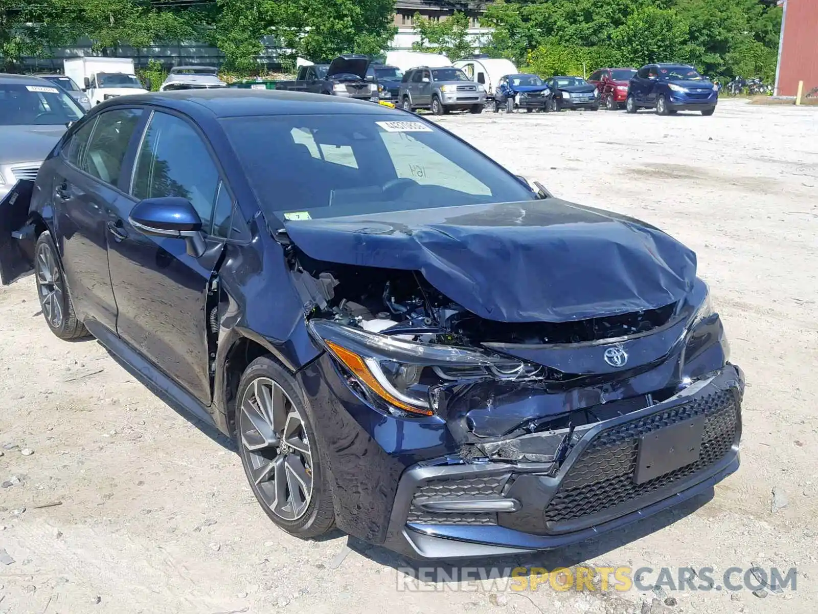 1 Photograph of a damaged car 5YFS4RCE5LP008890 TOYOTA COROLLA 2020