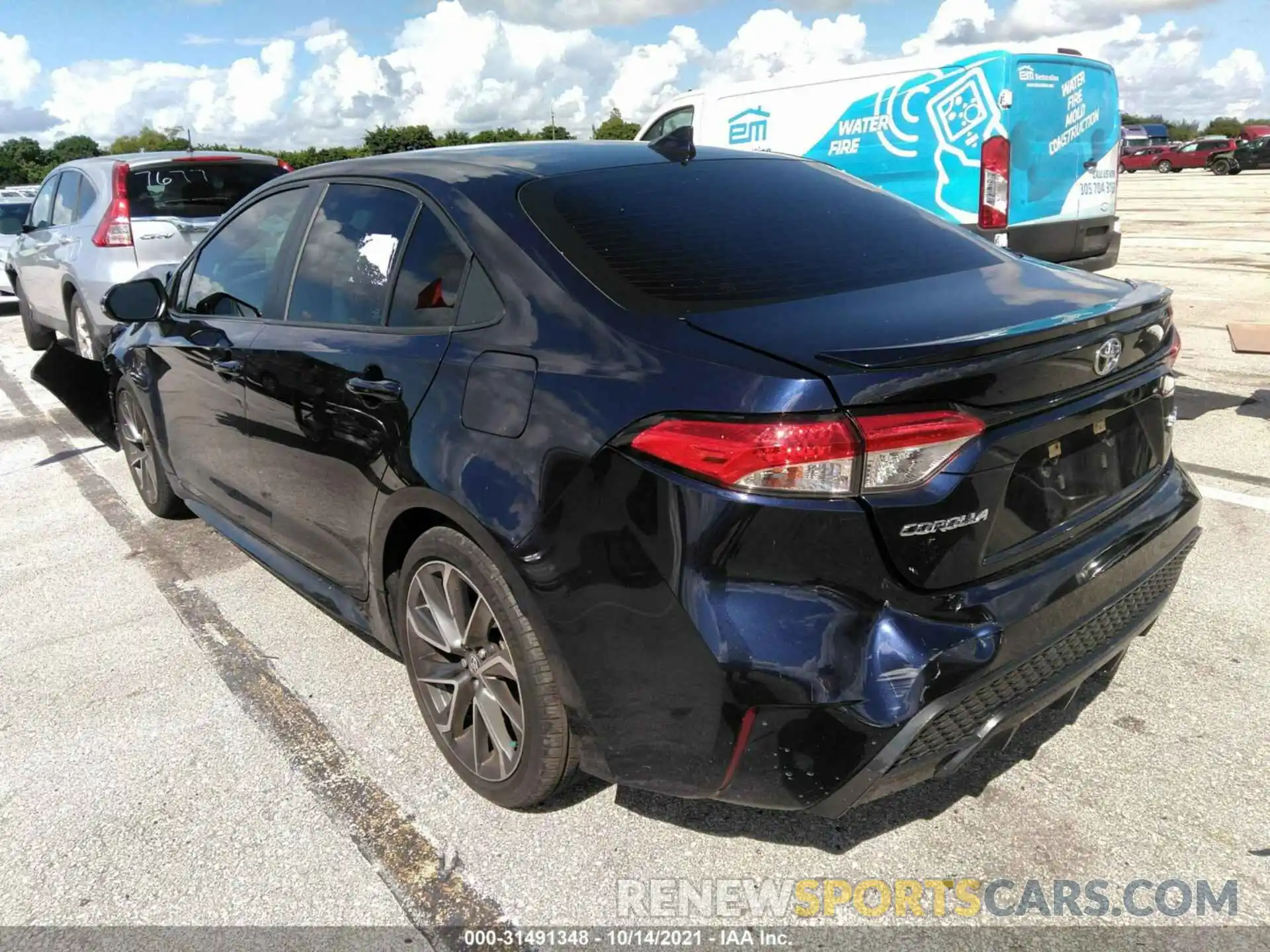 3 Photograph of a damaged car 5YFS4RCE5LP010106 TOYOTA COROLLA 2020