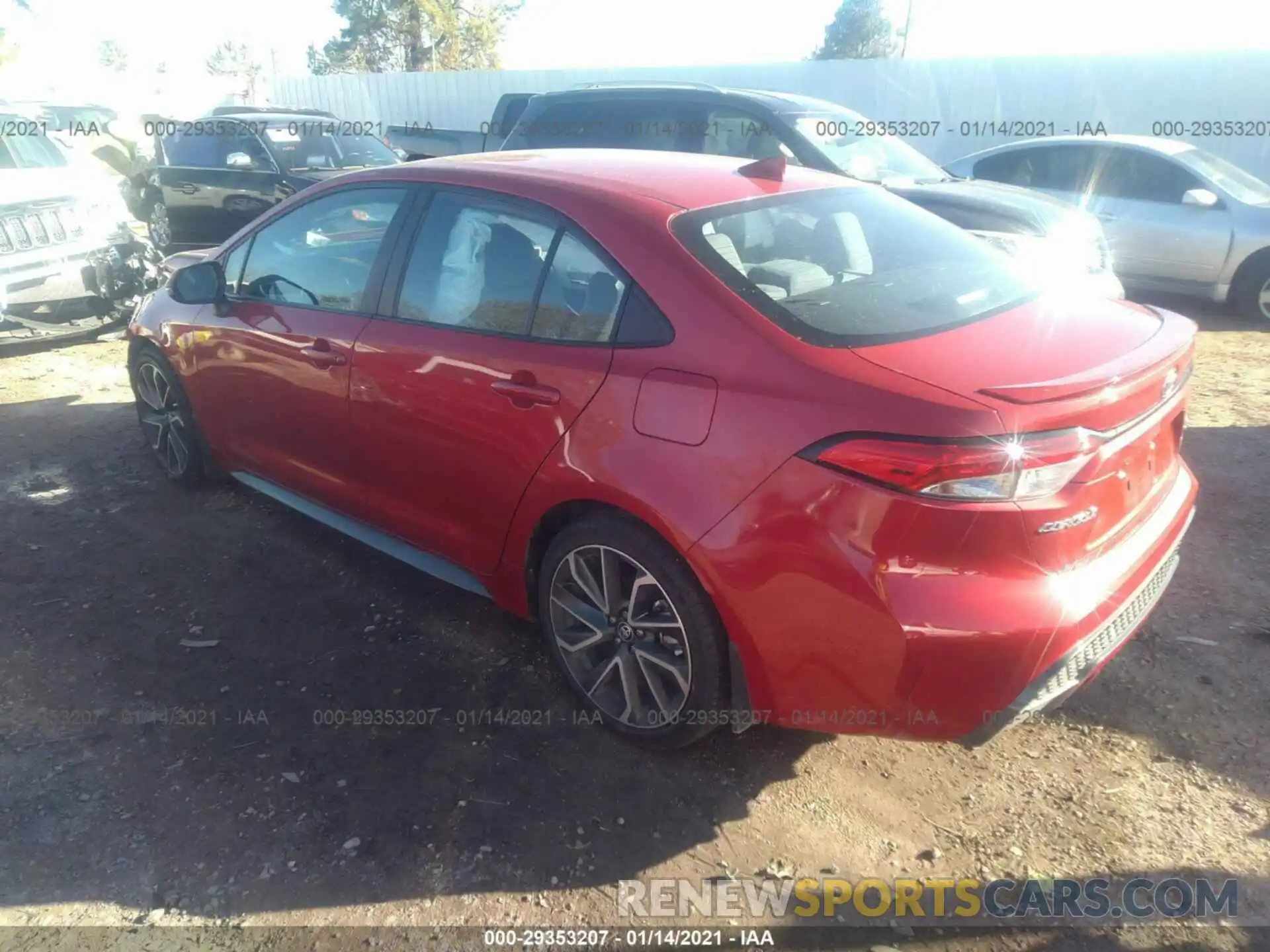 3 Photograph of a damaged car 5YFS4RCE5LP010803 TOYOTA COROLLA 2020