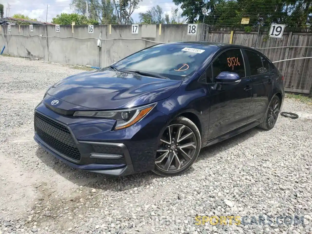 2 Photograph of a damaged car 5YFS4RCE5LP012499 TOYOTA COROLLA 2020