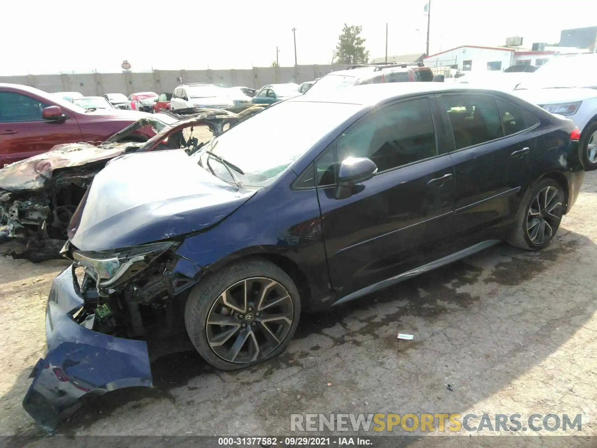 2 Photograph of a damaged car 5YFS4RCE5LP014222 TOYOTA COROLLA 2020