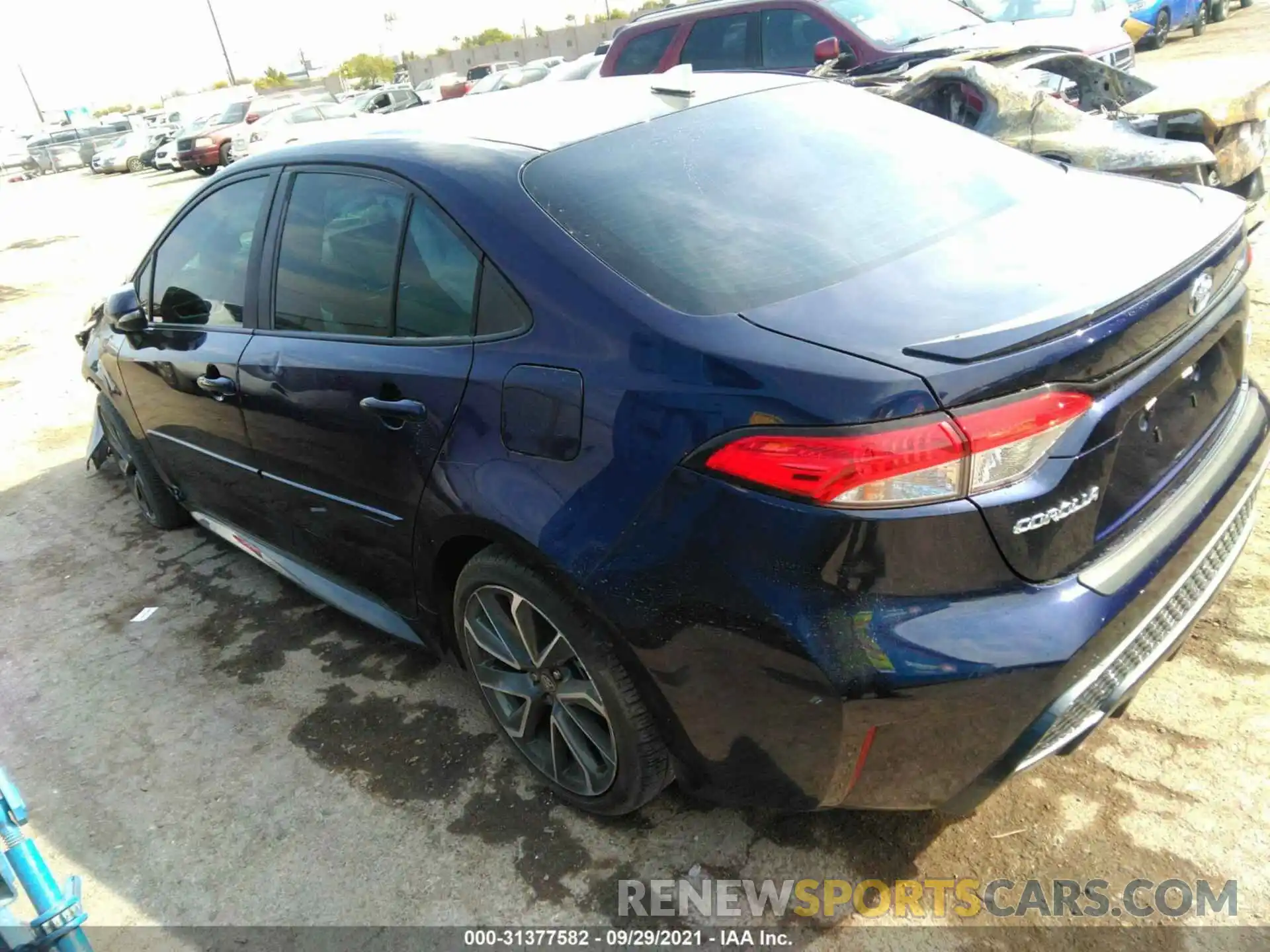 3 Photograph of a damaged car 5YFS4RCE5LP014222 TOYOTA COROLLA 2020