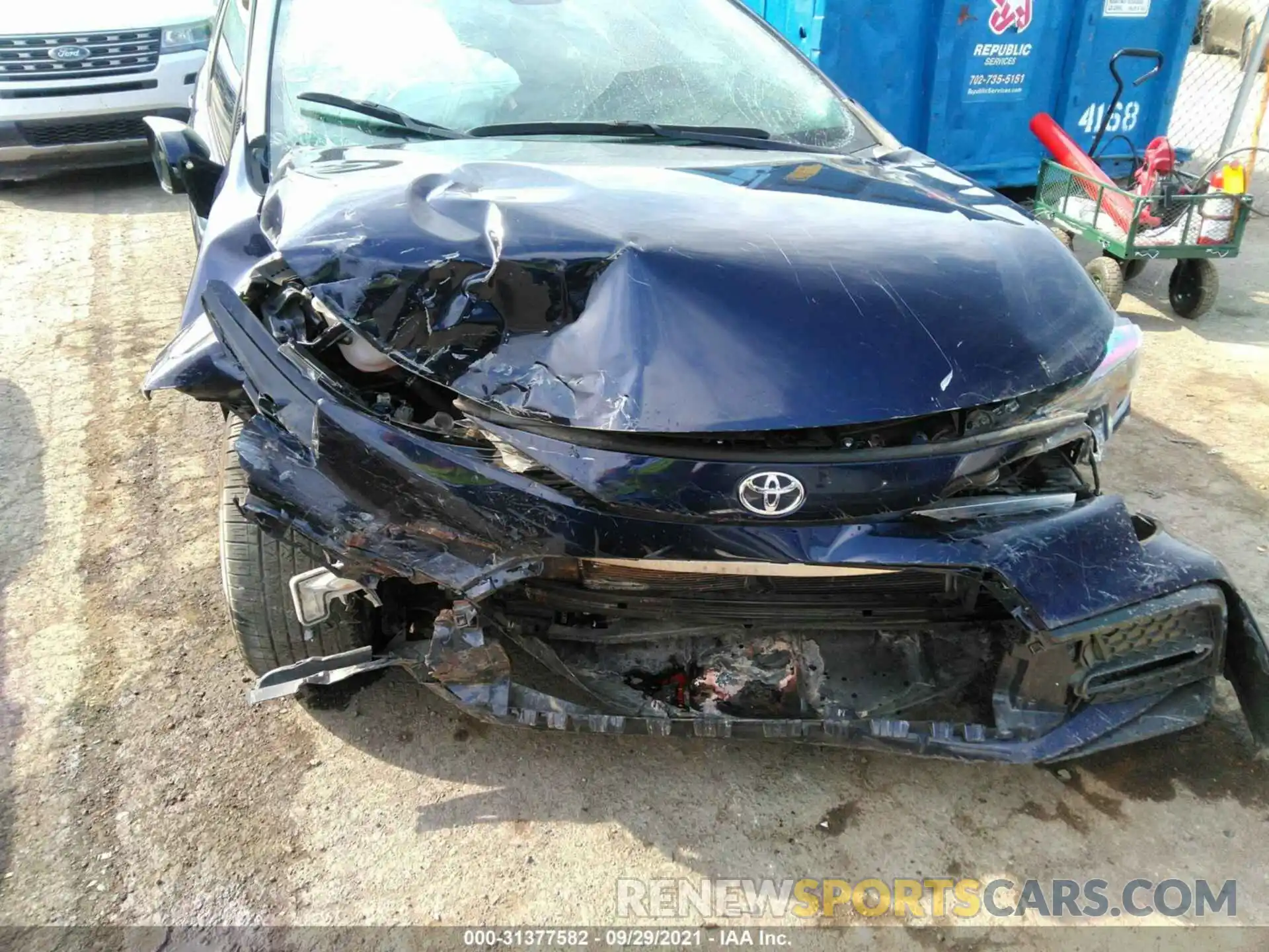 6 Photograph of a damaged car 5YFS4RCE5LP014222 TOYOTA COROLLA 2020