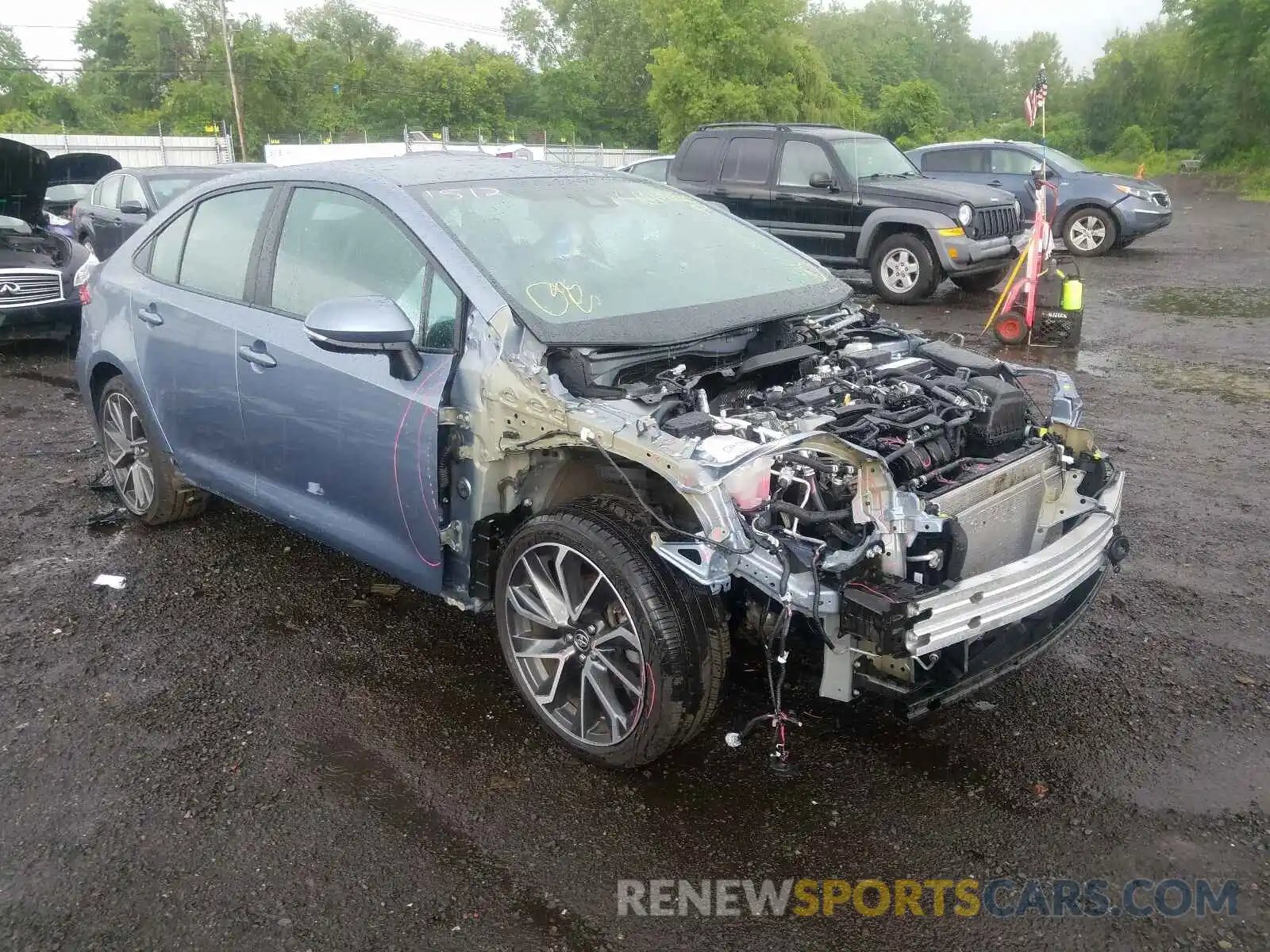 1 Photograph of a damaged car 5YFS4RCE5LP015483 TOYOTA COROLLA 2020