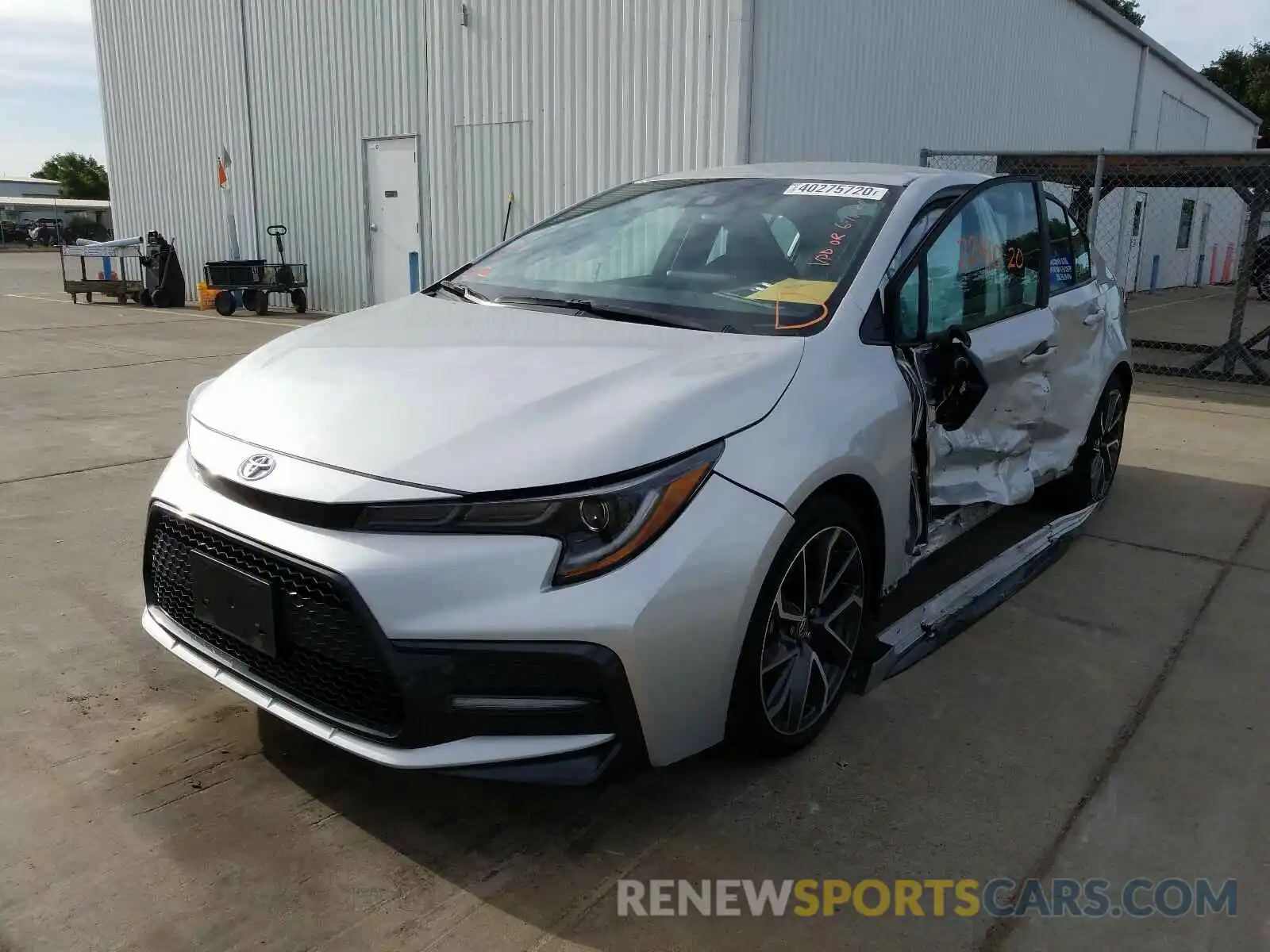 2 Photograph of a damaged car 5YFS4RCE5LP016021 TOYOTA COROLLA 2020