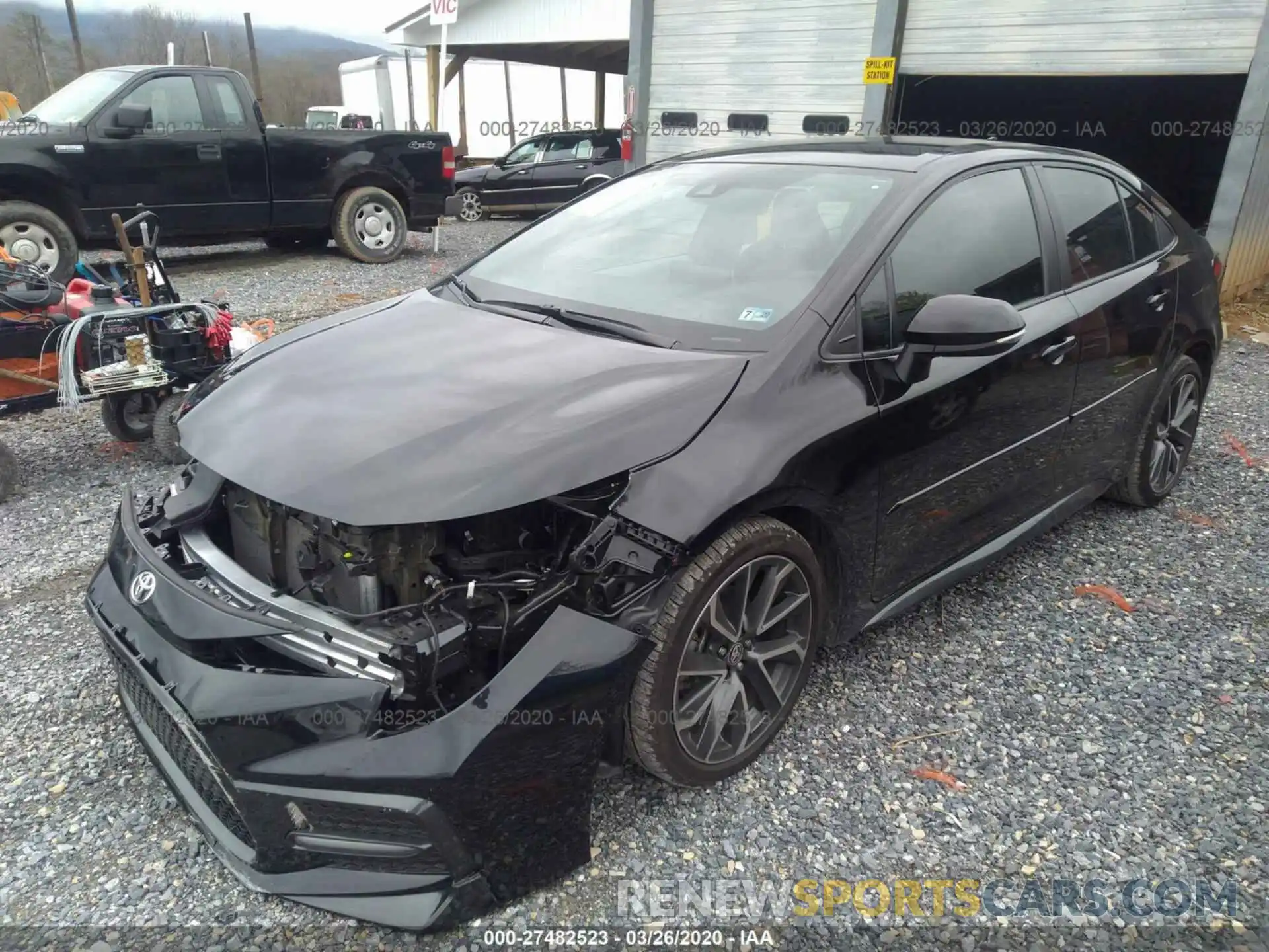 2 Photograph of a damaged car 5YFS4RCE5LP016942 TOYOTA COROLLA 2020