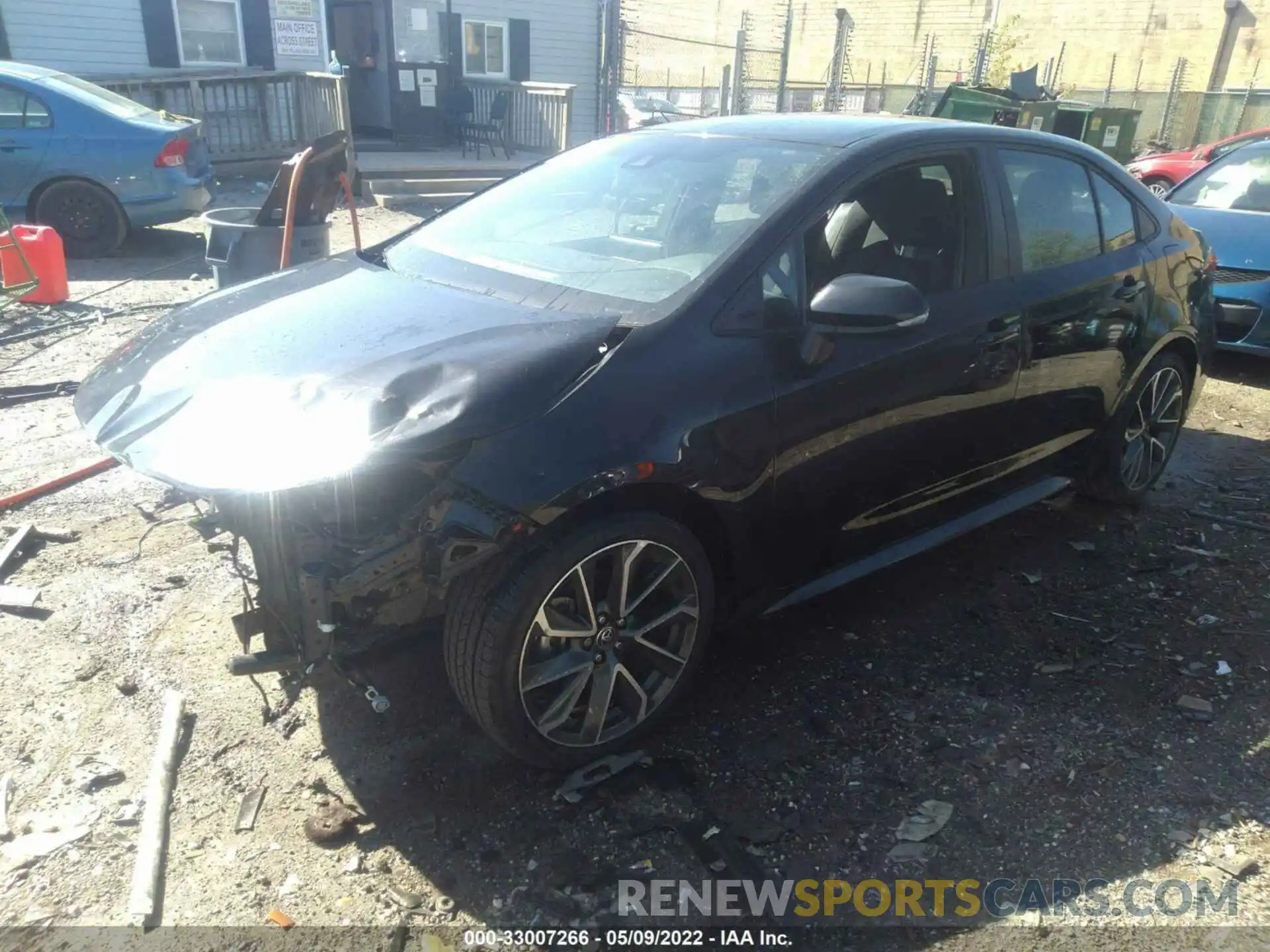 2 Photograph of a damaged car 5YFS4RCE5LP017394 TOYOTA COROLLA 2020