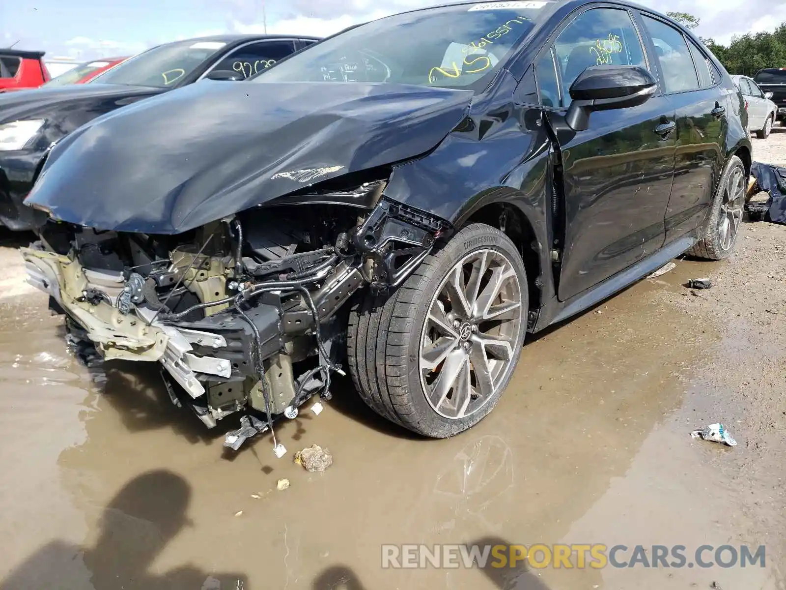 2 Photograph of a damaged car 5YFS4RCE5LP018254 TOYOTA COROLLA 2020