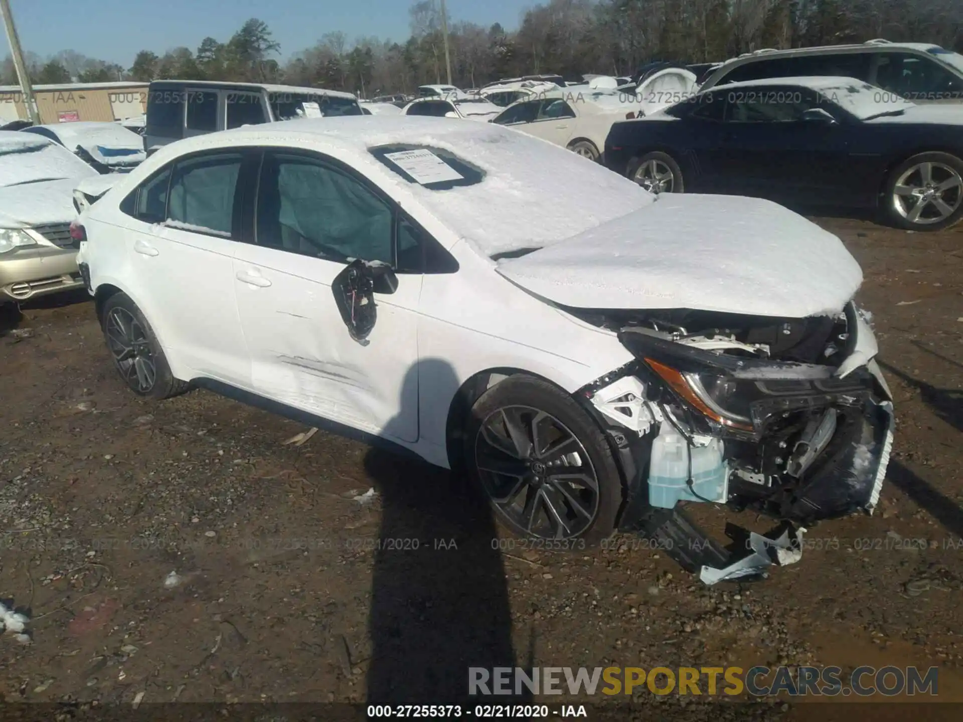 1 Photograph of a damaged car 5YFS4RCE5LP020649 TOYOTA COROLLA 2020