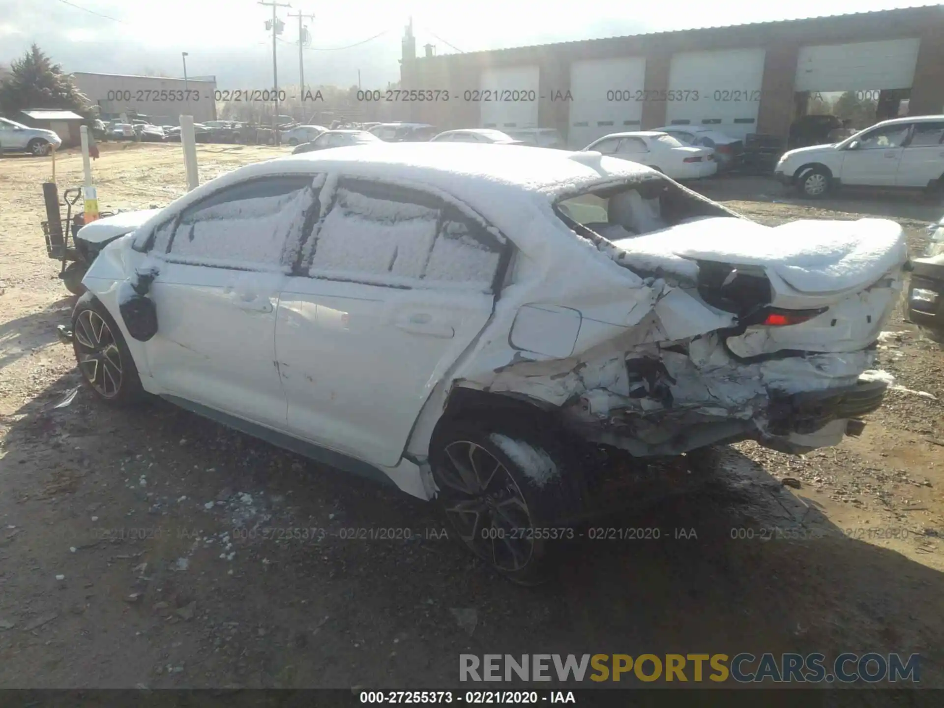 3 Photograph of a damaged car 5YFS4RCE5LP020649 TOYOTA COROLLA 2020