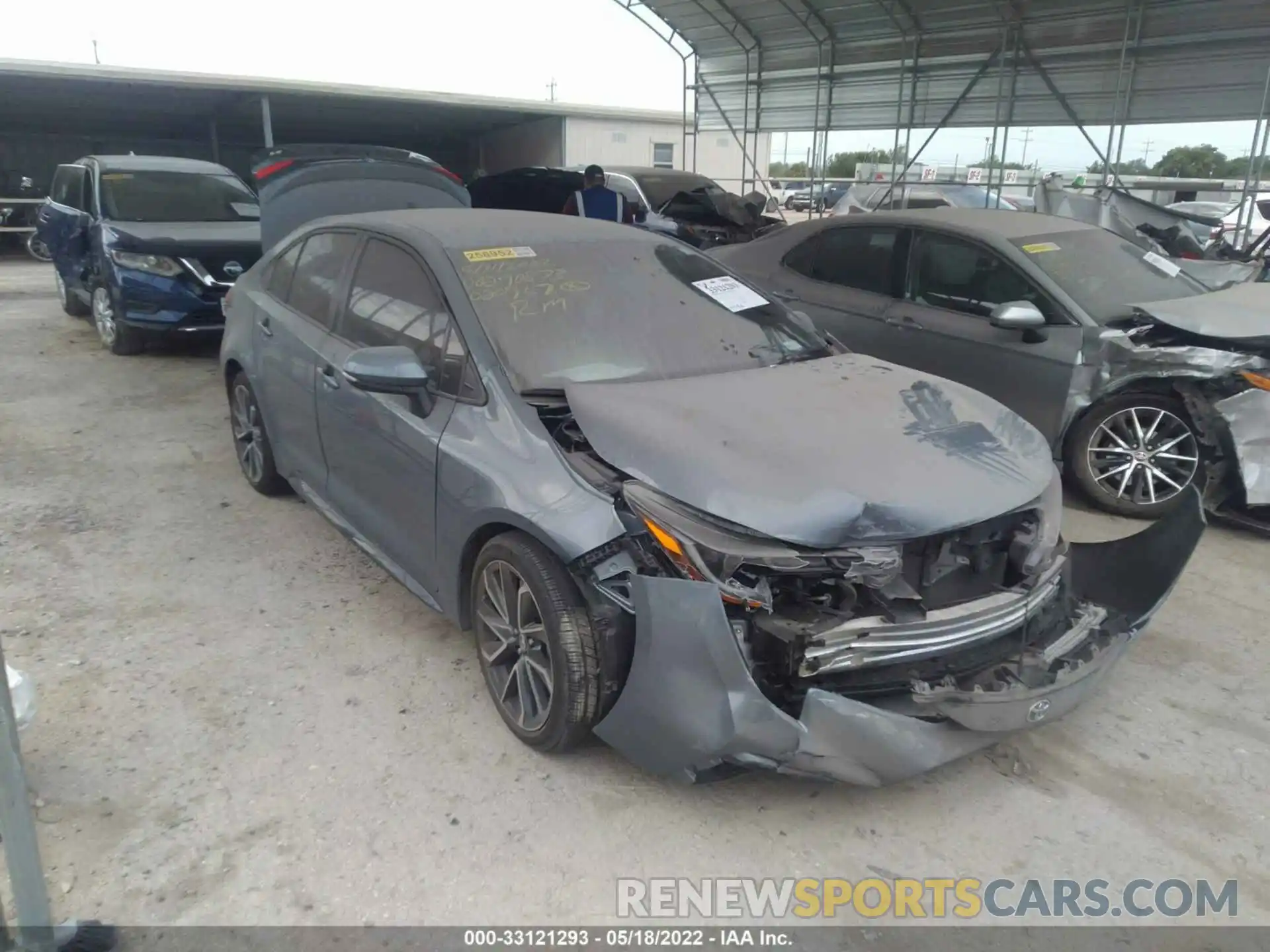 1 Photograph of a damaged car 5YFS4RCE5LP020957 TOYOTA COROLLA 2020