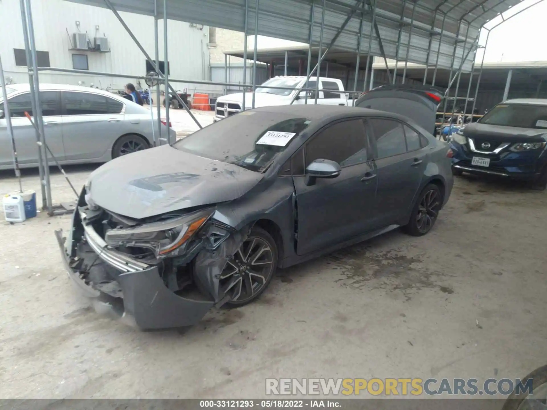 2 Photograph of a damaged car 5YFS4RCE5LP020957 TOYOTA COROLLA 2020