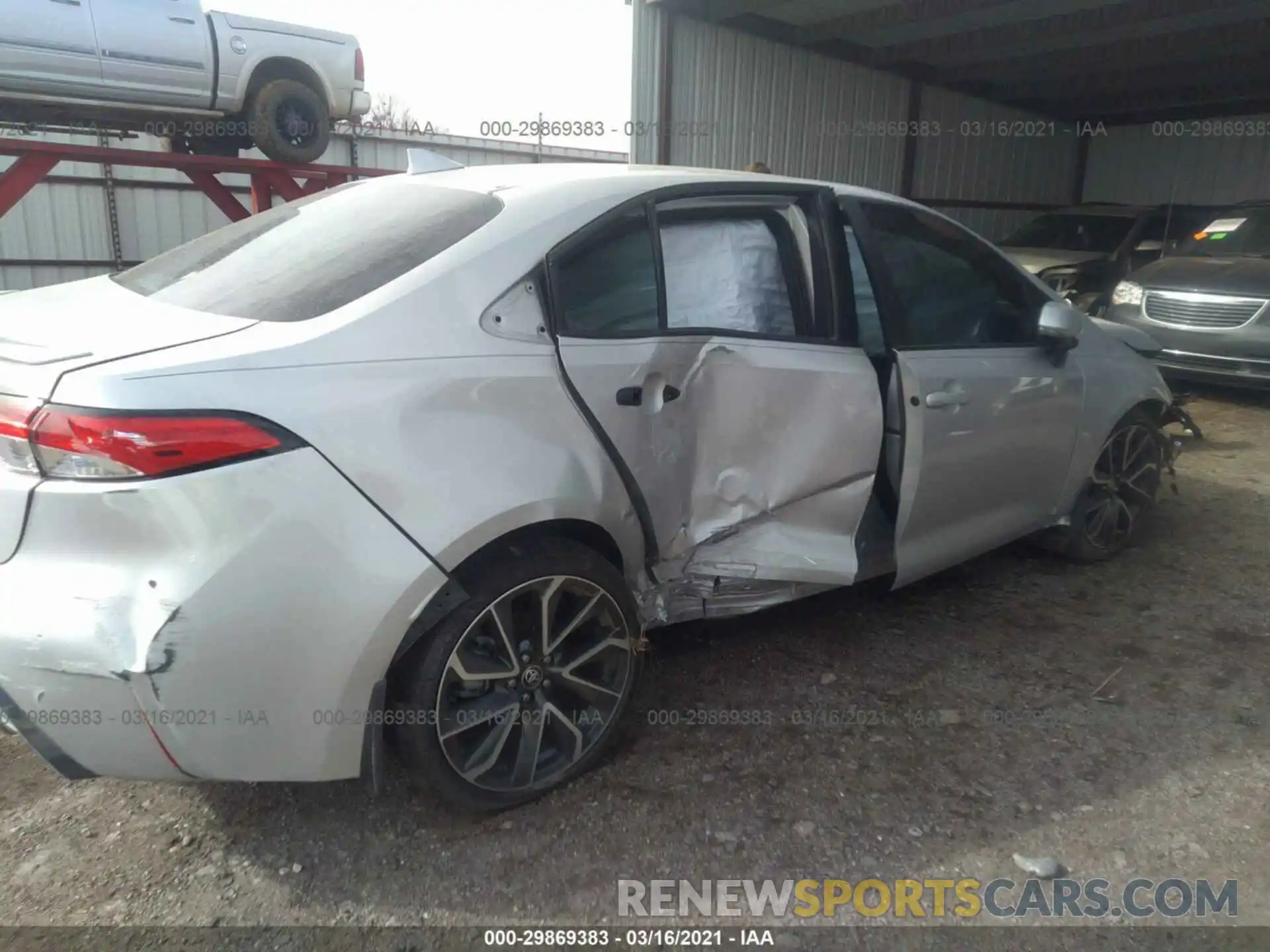 6 Photograph of a damaged car 5YFS4RCE5LP021459 TOYOTA COROLLA 2020