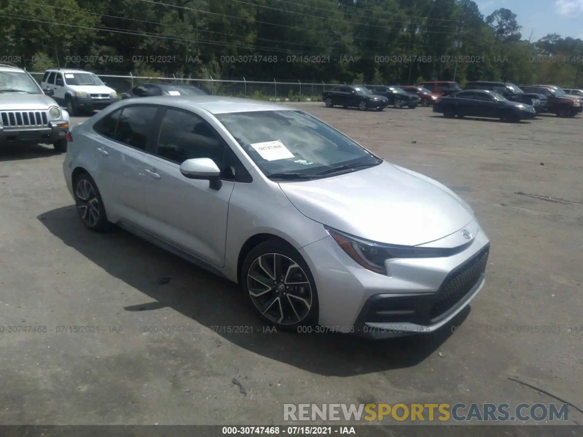 1 Photograph of a damaged car 5YFS4RCE5LP021929 TOYOTA COROLLA 2020