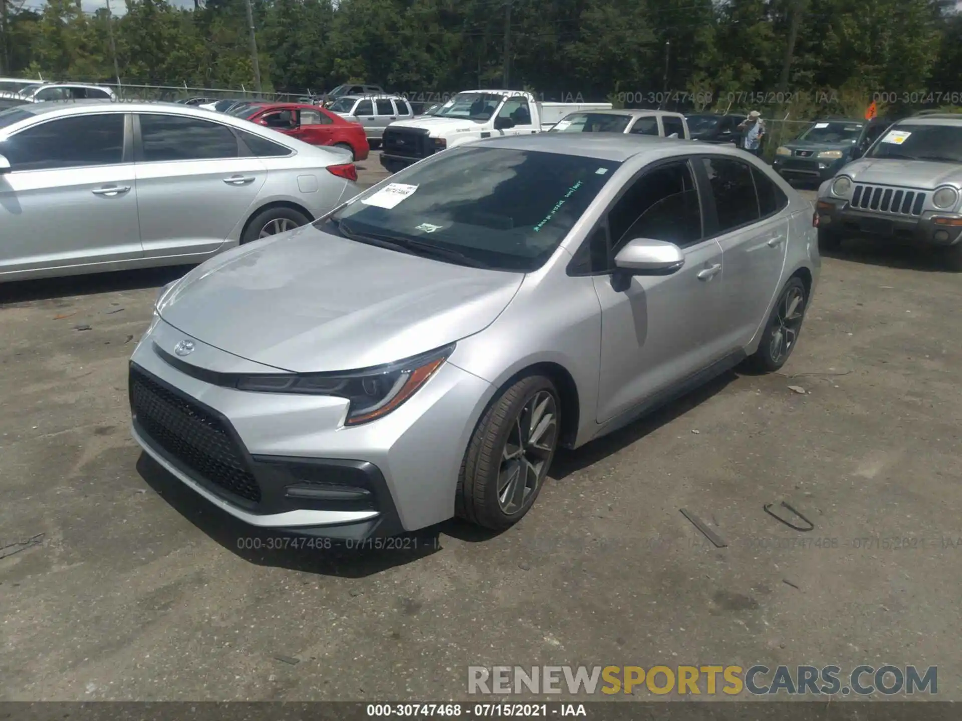 2 Photograph of a damaged car 5YFS4RCE5LP021929 TOYOTA COROLLA 2020