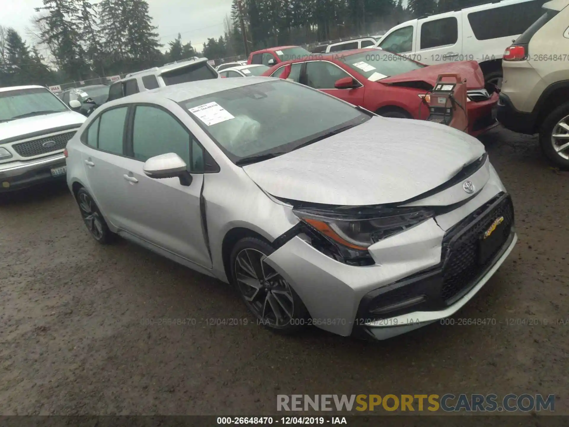 1 Photograph of a damaged car 5YFS4RCE5LP022935 TOYOTA COROLLA 2020